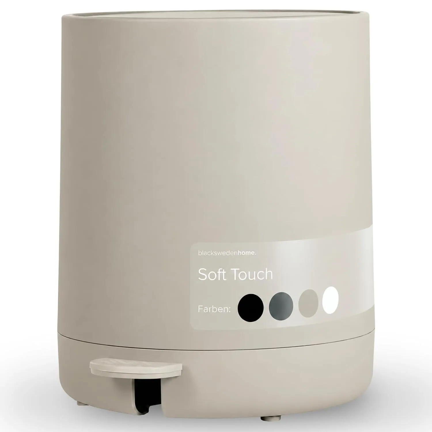 Black Sweden Home Mülleimer Bad - 5L Kosmetikeimer mit Softclose-Deckel und Inneneimer - Bad Mülleimer, Abfalleimer Bad…