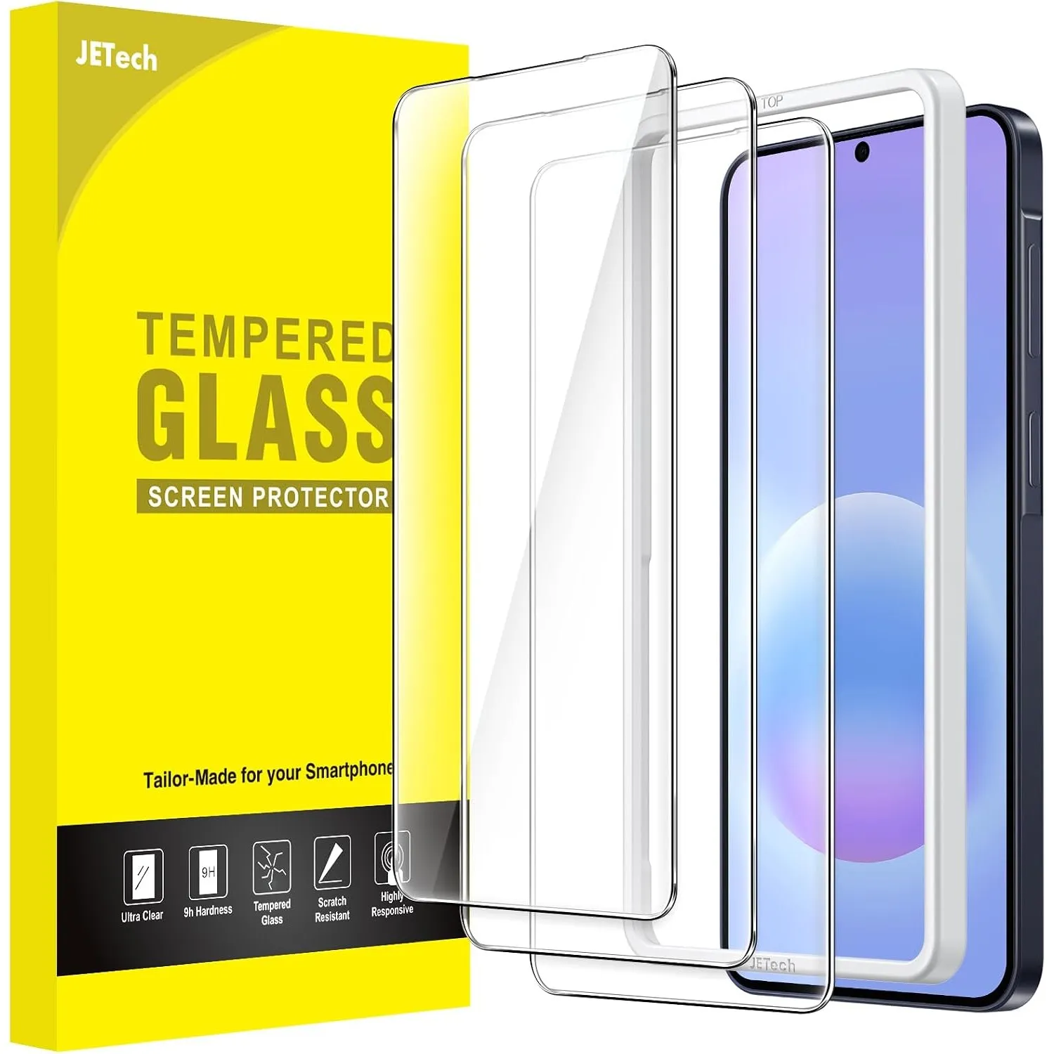 JETech Schutzfolie für Samsung Galaxy A57, 3 Stück