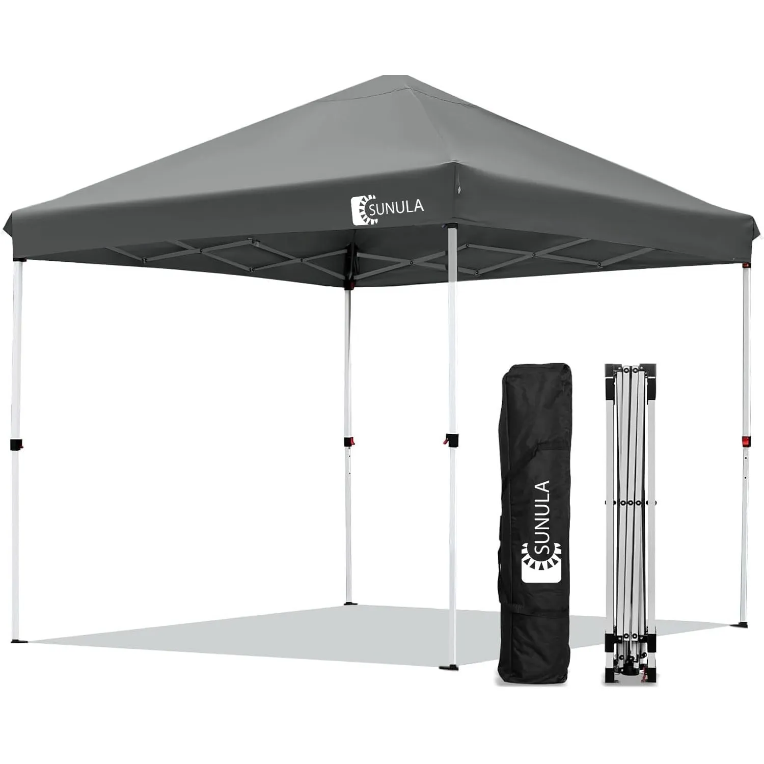Sunula Pavillon 3x3 Wasserdicht Stabil Winterfest, Faltpavillon 3x3m mit Verdickten Röhren, Partyzelt Pavillion Klappba…
