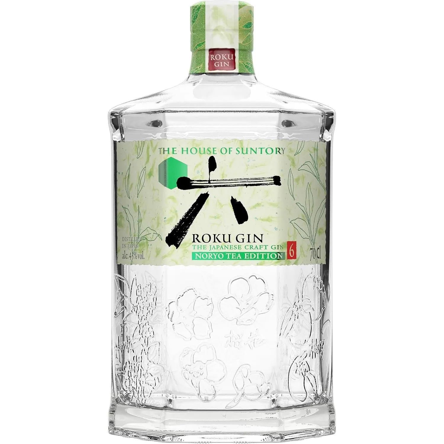 ROKU GIN Noryo Tea Edition | 6 japanische Botanicals | Meisterhaft destilliert in Japan | lebendig frischer Geschmack f…