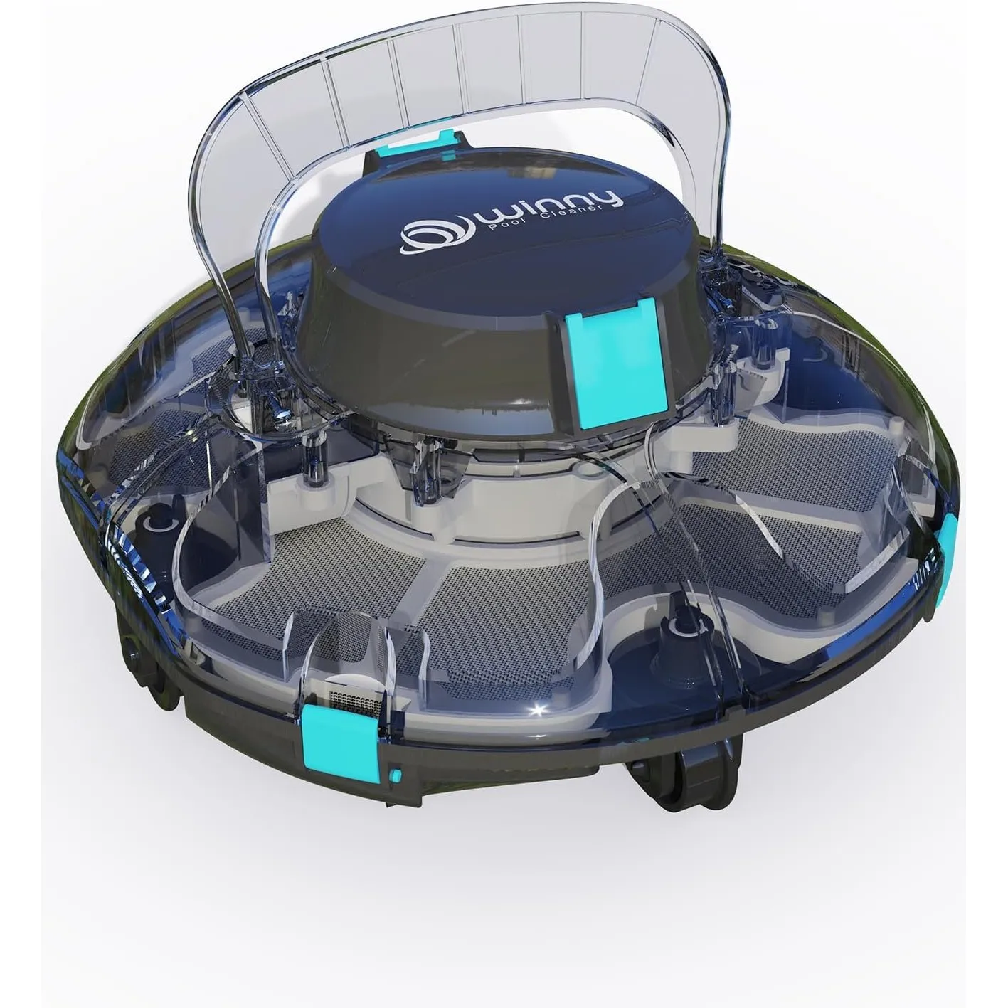 WINNY POOL CLEANER Winny 200 Poolroboter, Poolsauger kabellos mit Akku, 80 Min. Laufzeit, für Aufstellpools bis 60 m², …