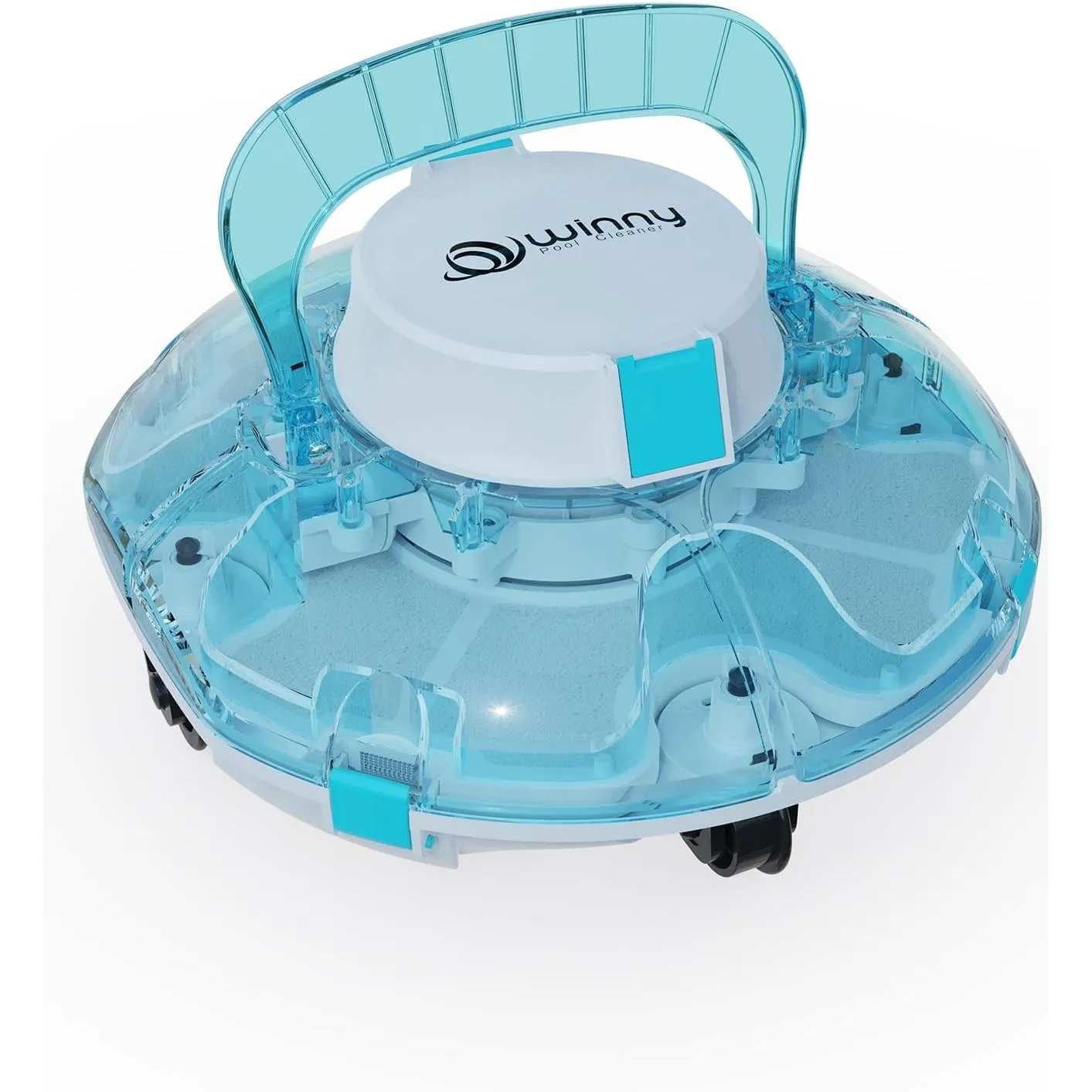 WINNY POOL CLEANER Winny 200 Poolroboter, Poolsauger kabellos mit Akku, 75 Min. Laufzeit, für Aufstellpools bis 60 m², …