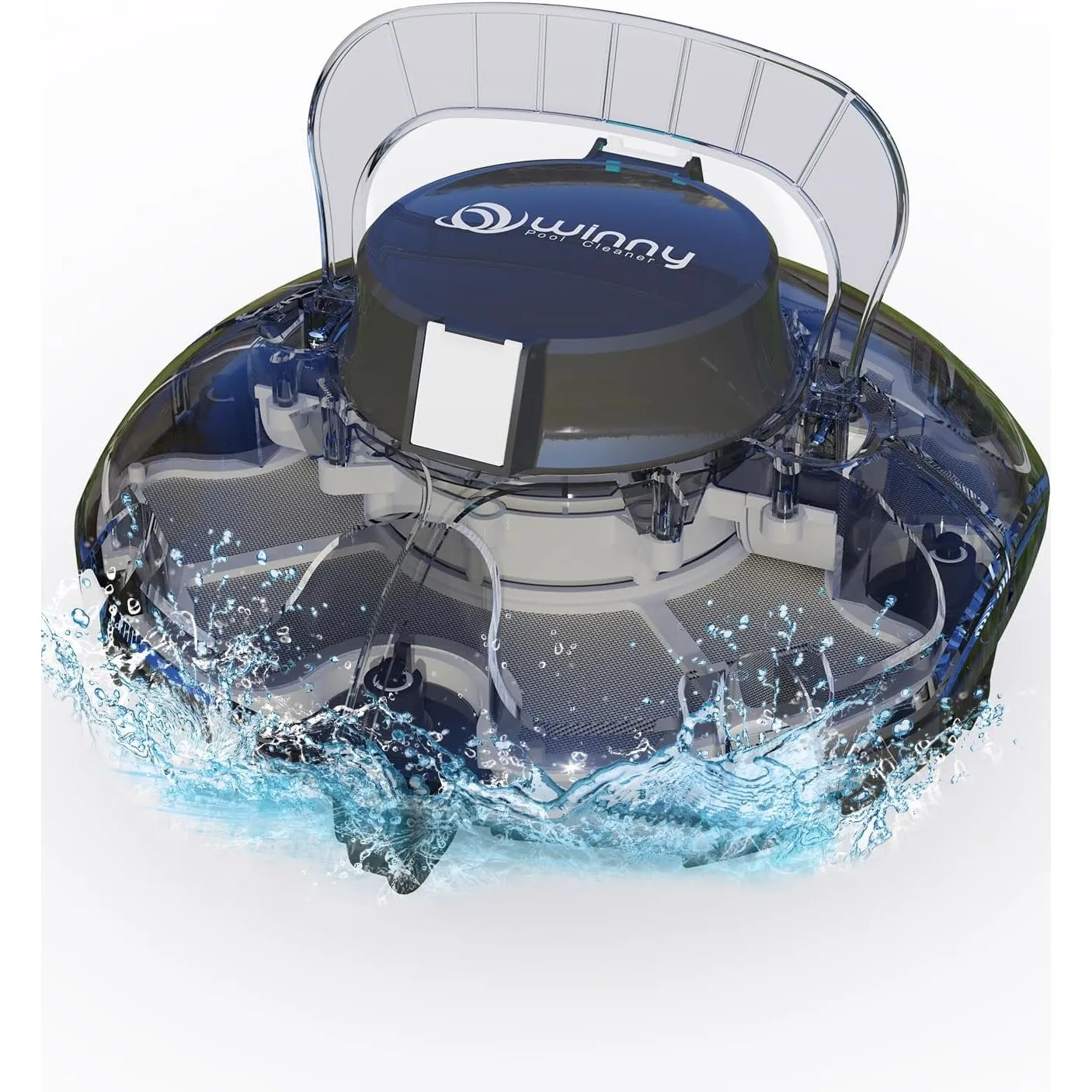 WINNY POOL CLEANER Winny 200 – Kabelloser Akku Poolsauger, Doppelfiltration, automatisches Parken, 80 Min. Laufzeit, fü…