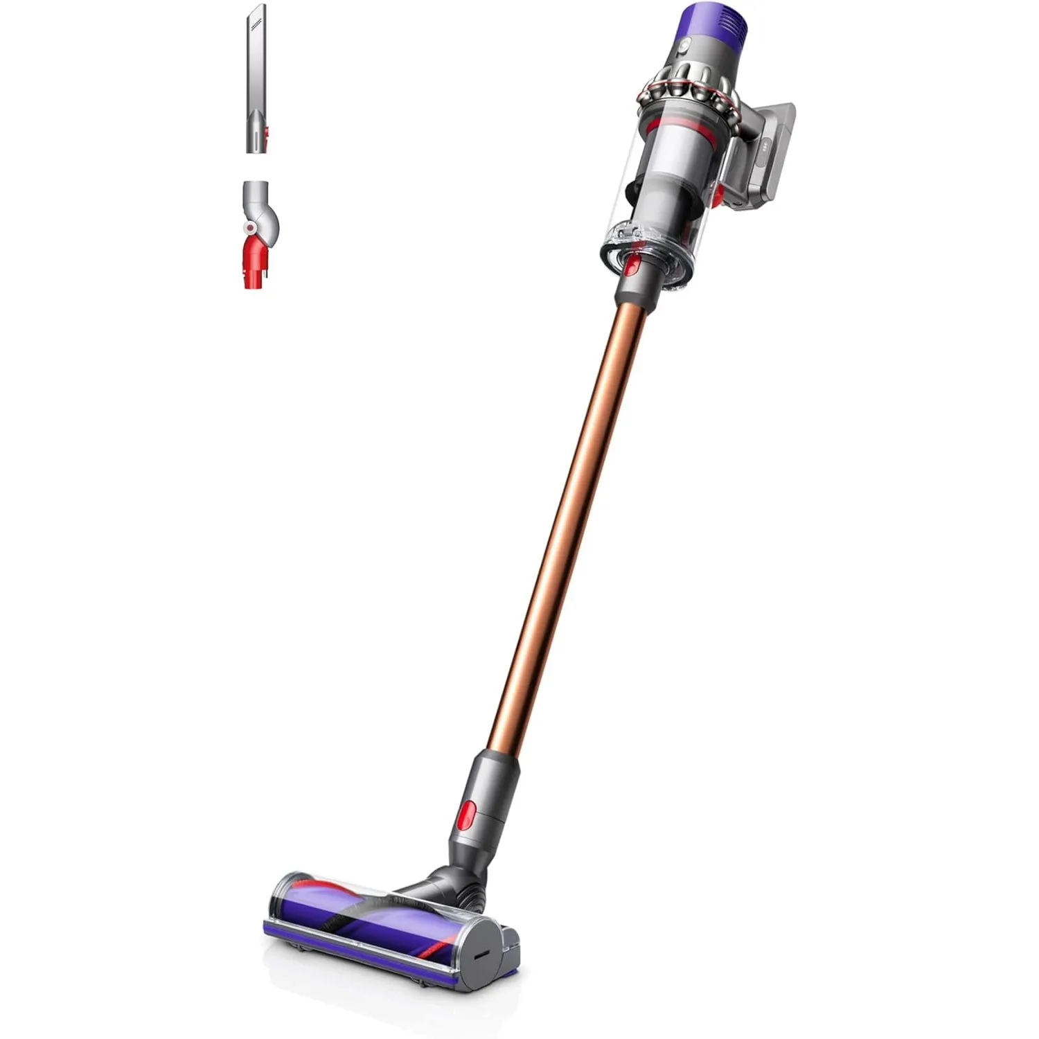 Dyson Cyclone V10 Kabelloser Staubsauger, Nickel und Kupfer, 150 Airwatt