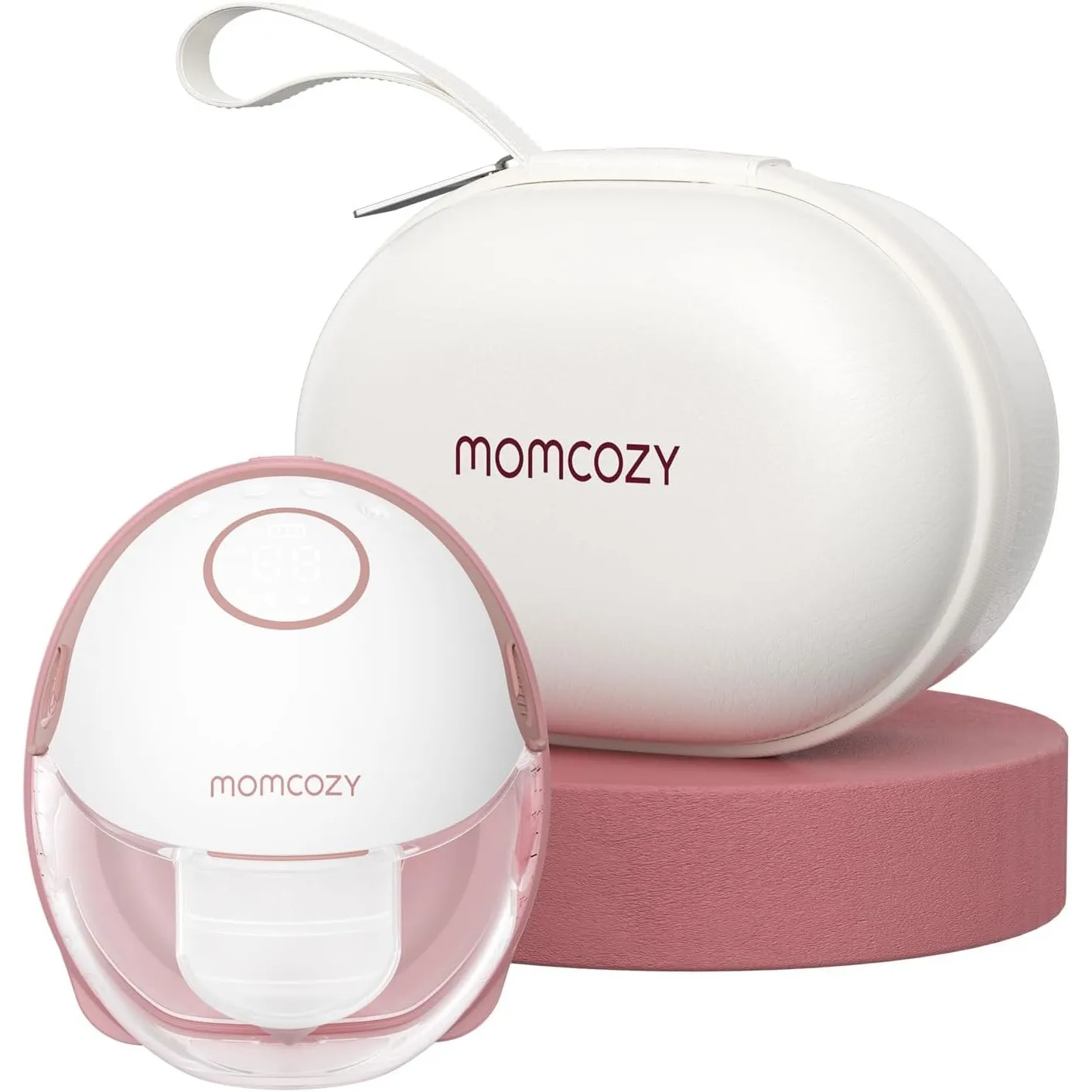 Momcozy Mobile Style M6 Elektrische Milchpumpe (1er-Pack, Grau)