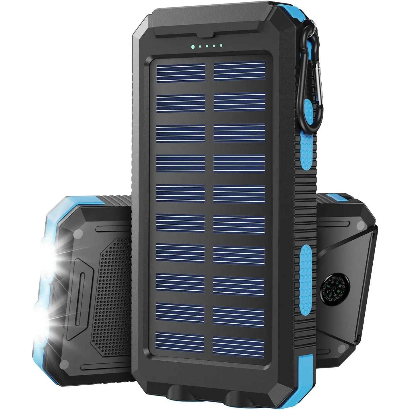 Vikeri Solar Powerbank 26800mAh, Powerbank Solar Wasserdichtes USB C Externer Akku mit 4 Outputs, Power Bank für Smartp…