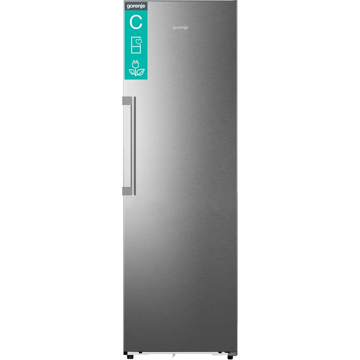 Gorenje RN618C6X6WF Kühlschrank, 372 Liter, SmartFit, 185cm Höhe, CrispZone mit Feuchteregler, Wifi, Flaschenhalter, Ea…