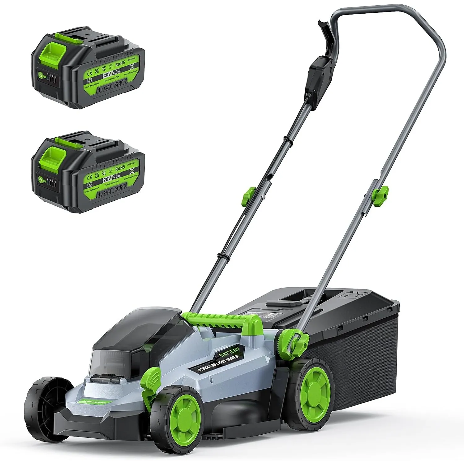 ETOOLAB Akku-Rasenmäher 40V, 33 cm, Brushless, bis 280 m², für Gärten