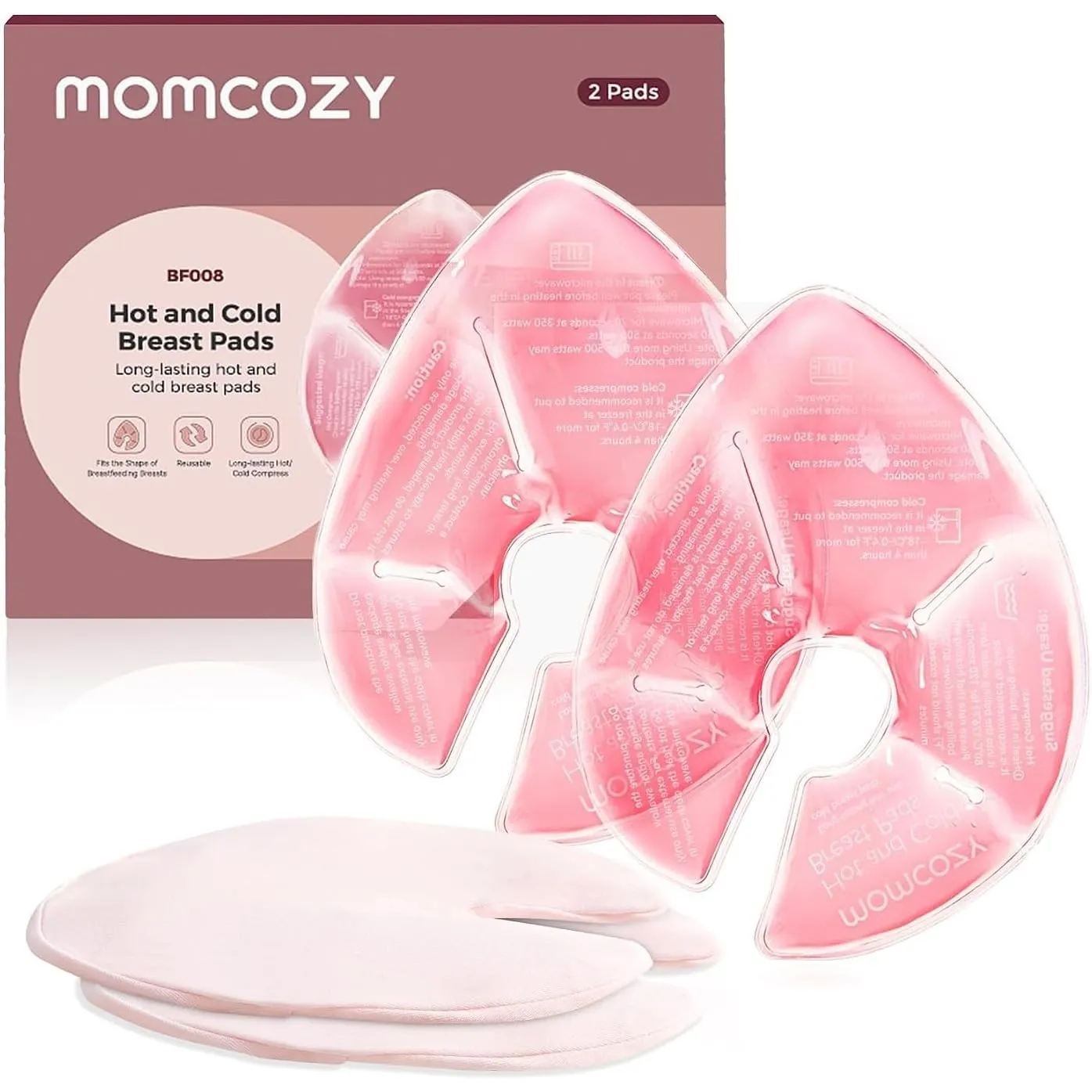 Momcozy Milchpumpen-Zubehör Brust-Therapie-Pads, 2er-Pack