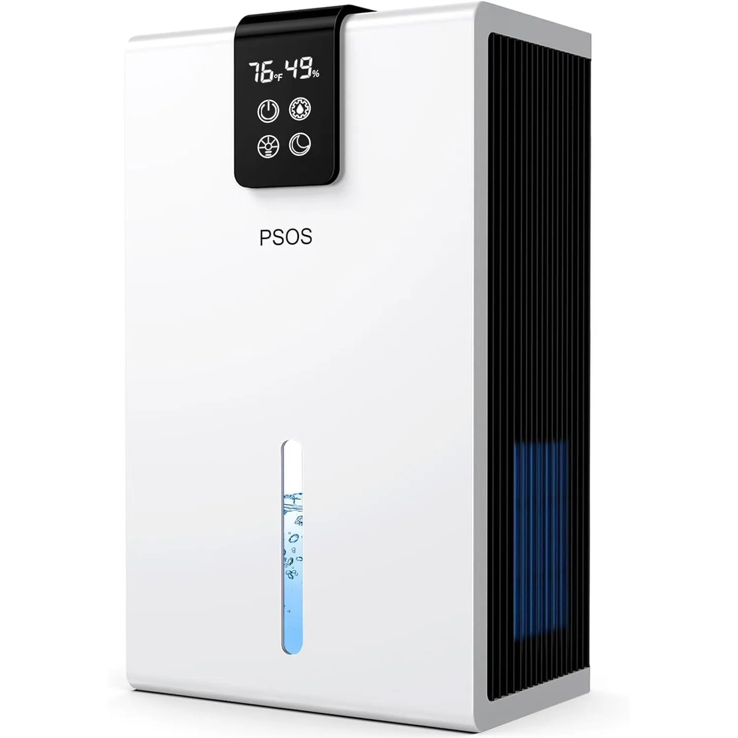 PSOS Luftentfeuchter, 2800ML Elektrischer Luftentfeuchter mit Ultra-Leise Automatischer Abschaltung, 7 Farben Licht Ent…