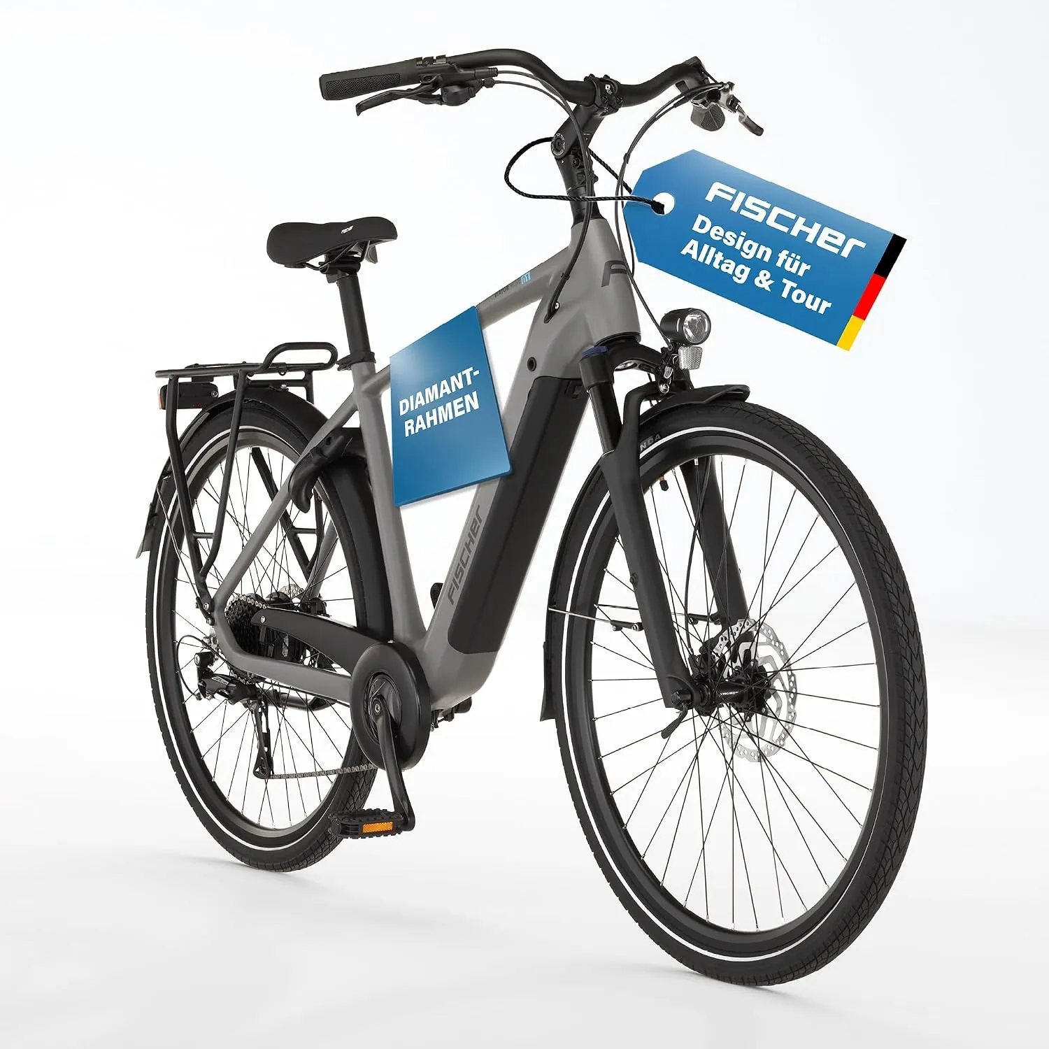 FISCHR E-Bike VIATOR Move 01 Elektrofahrrad für Damen und Herren