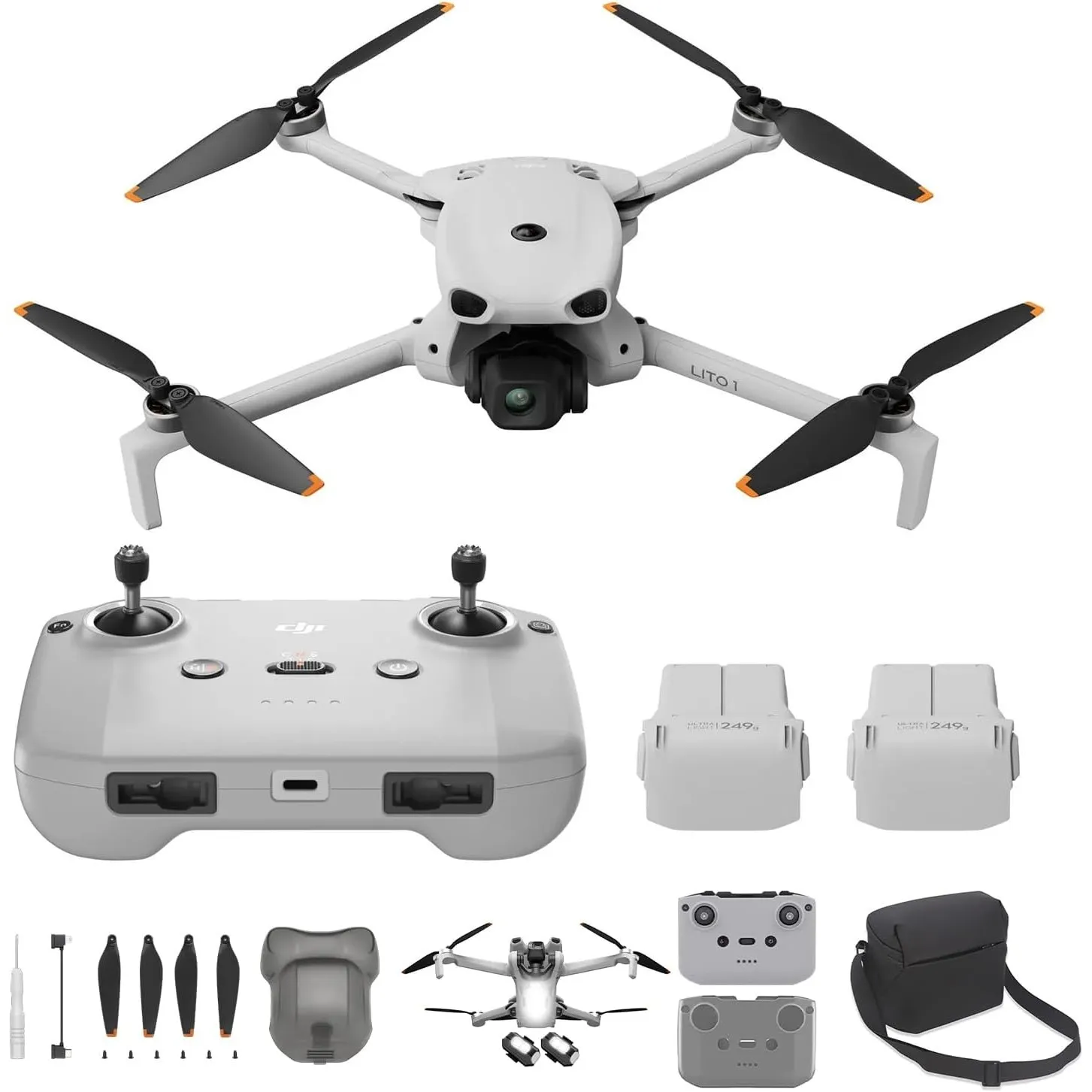 DJI Lito 1 Combo mit 2 Akkus Vielseitiges Zubehör Bundle