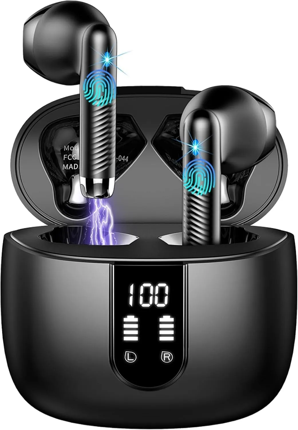 Drsaec Bluetooth 5.4 Kopfhörer, 6D Tiefer Bass In Ear Kopfhörer Kabellos Bluetooth, 2026 Neu Kabellose Kopfhörer mit 6 …