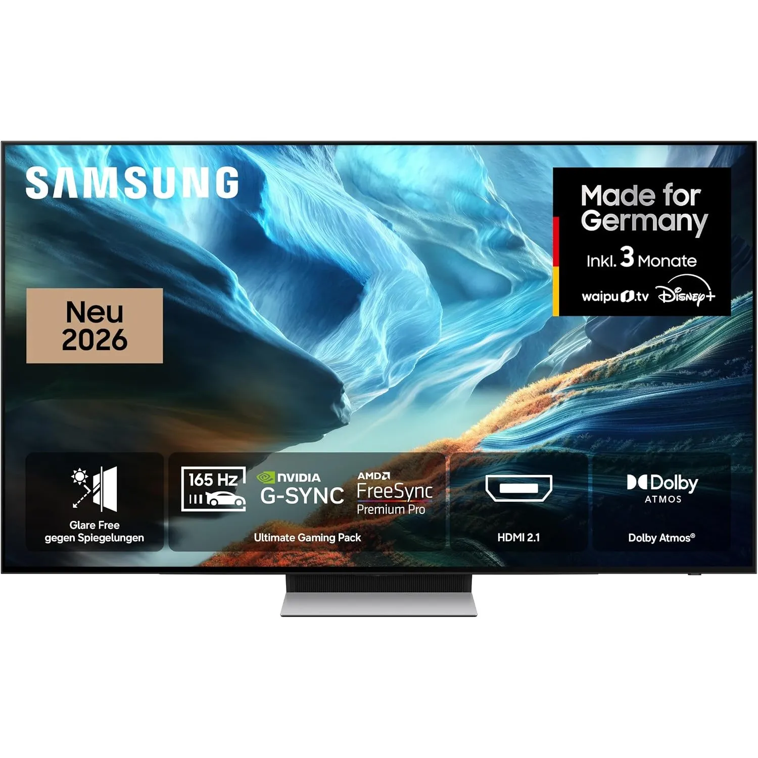 Samsung OLED S90H 4K 83 Zoll (210 cm), UHD Fernseher, Antireflexion mit Glare Free, OLED HDR+, Ultimate Gaming Pack (NV…