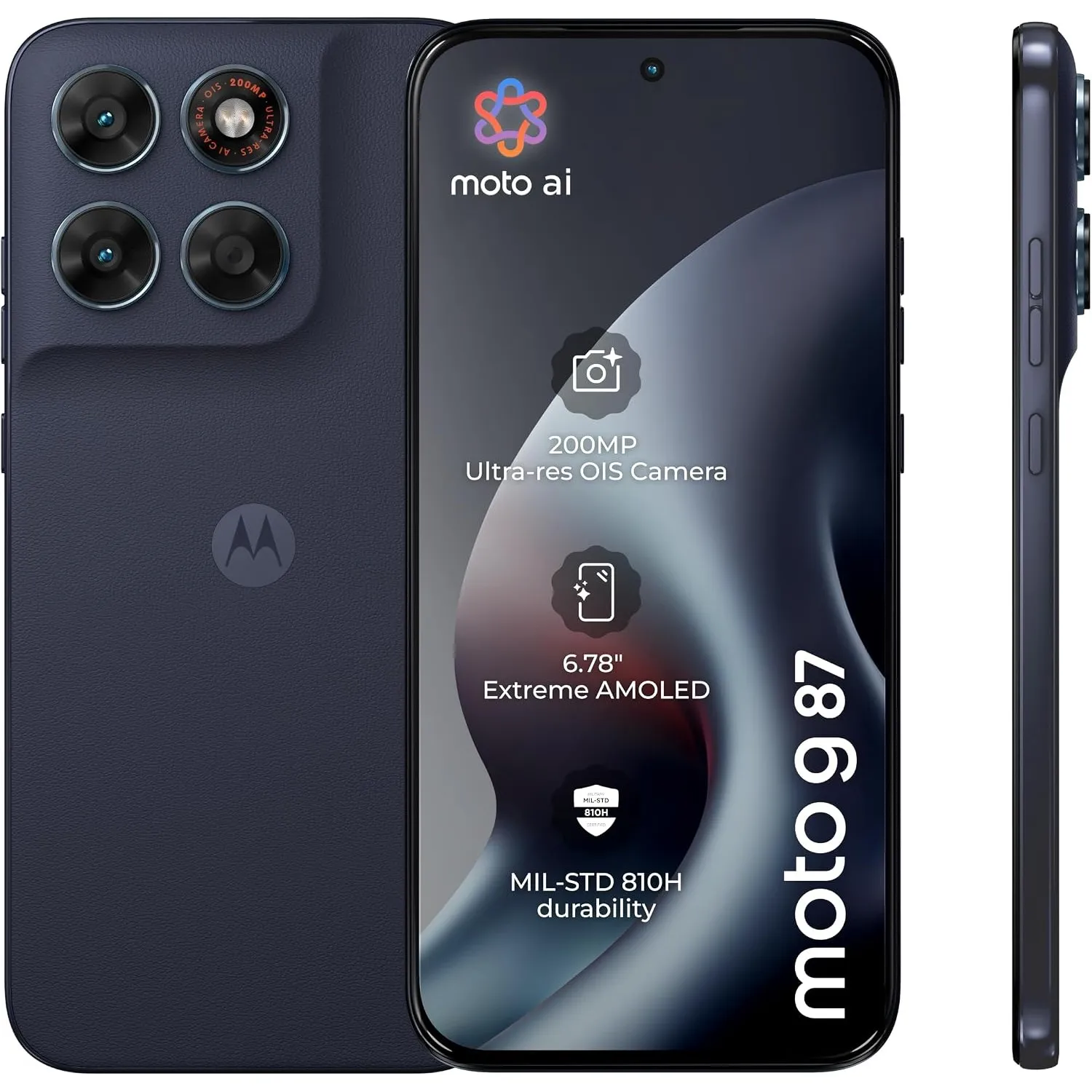 Moto g87 Smartphone 200-MP-Kamera 8-256GB black