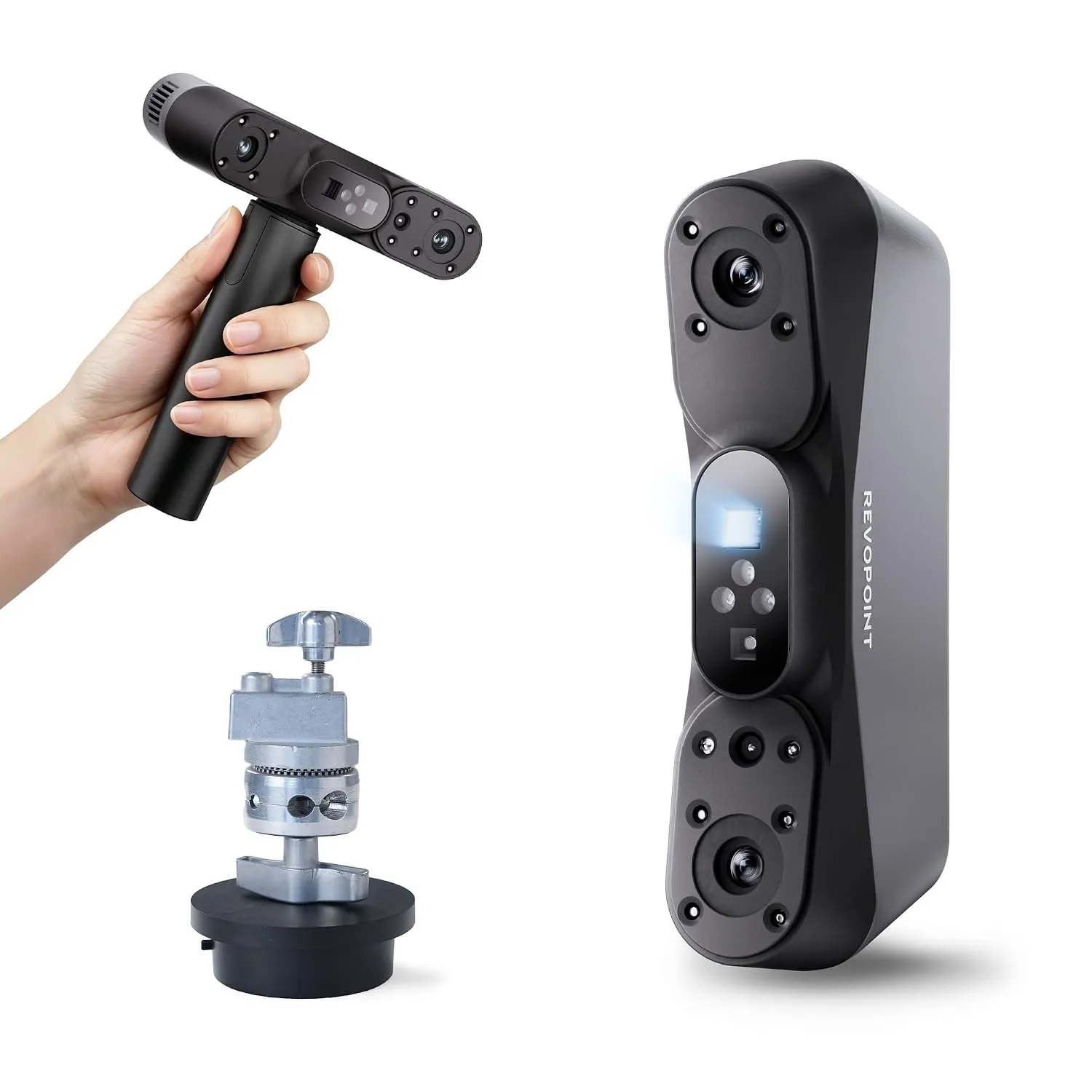 Revopoint POP 4 3D-Scanner, KI-Segmentierung, 0,03 mm Genauigkeit, Premium