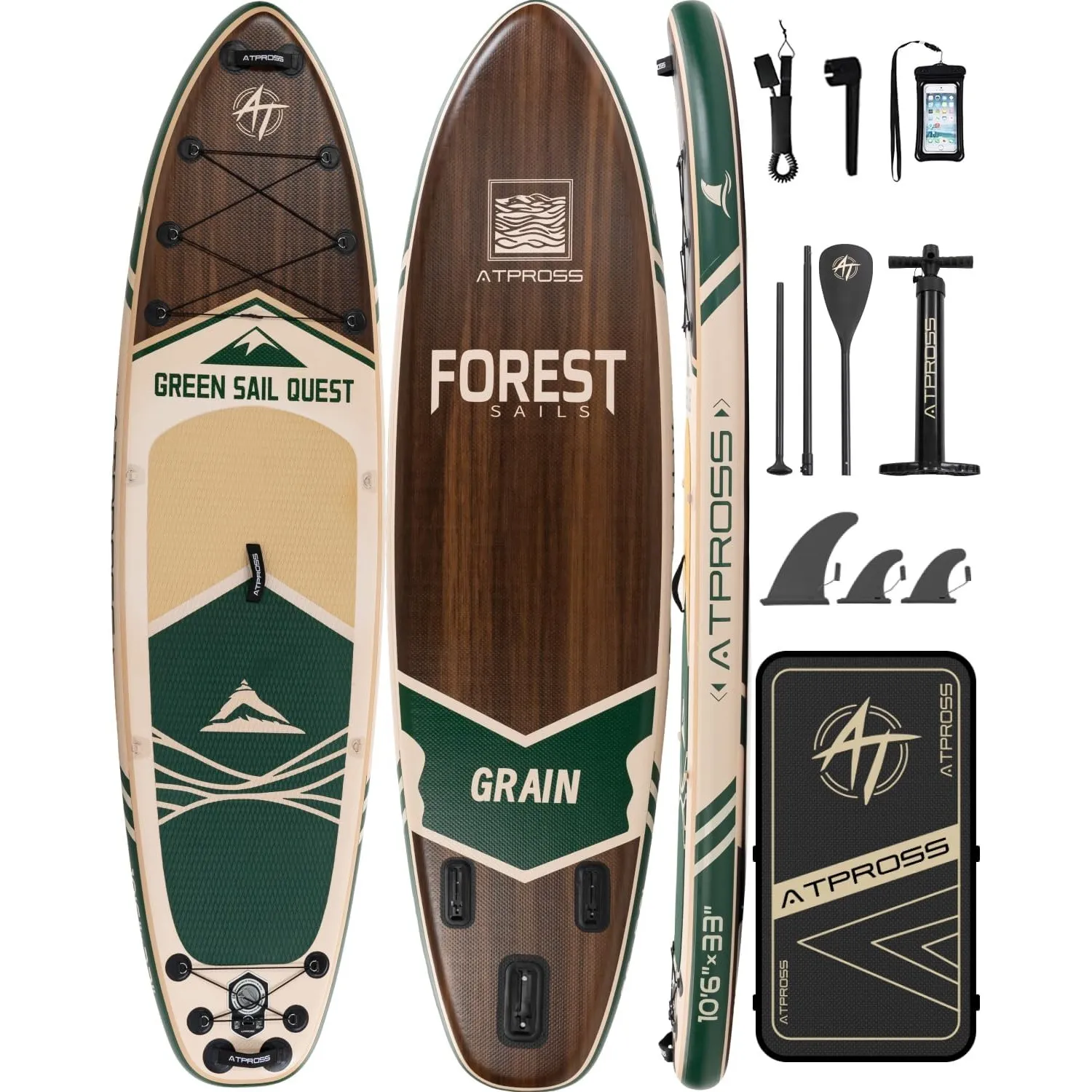 Stand Up Paddling Board mit Sitz & Zubehör Set, 320x84cm Extra Breit SUP Board für 2 Personen, 200kg Tragkraft, Rutschf…