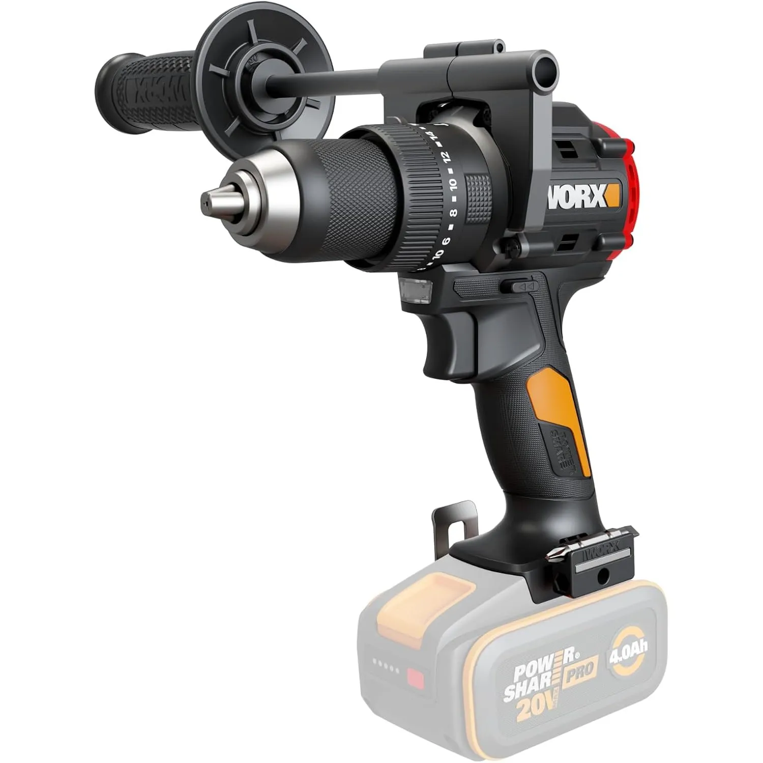 WORX WX356.9 Akku-Schlagbohrschrauber 20V, 85 Nm, ohne Akku & Ladegerät