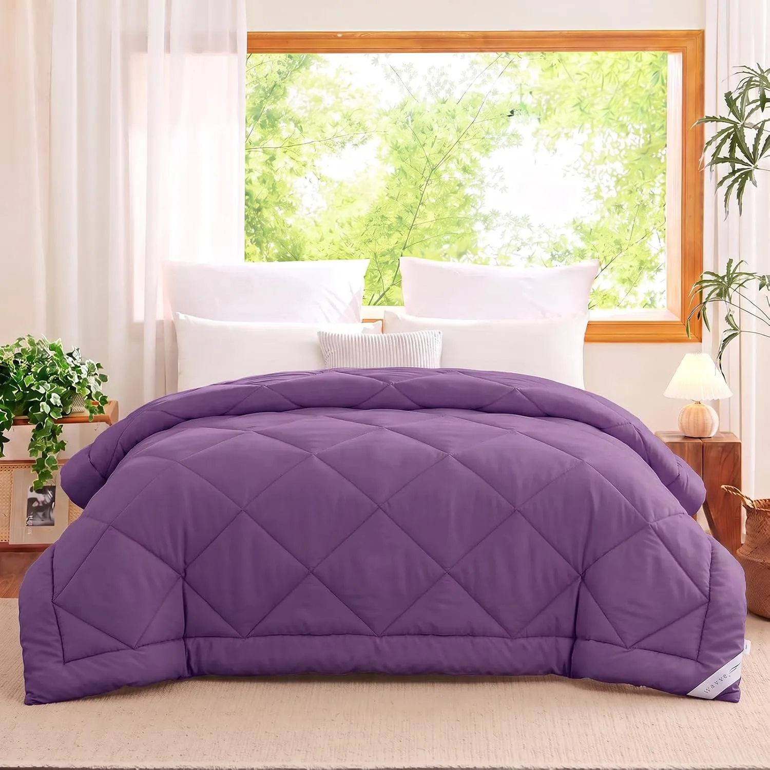 WAVVE Bettdecke 220x240 Ganzjahresdecke 4 Jahreszeiten, Steppdecke 300gsm Mikrofaser 220x240, Super Weiche Zudecke Schl…