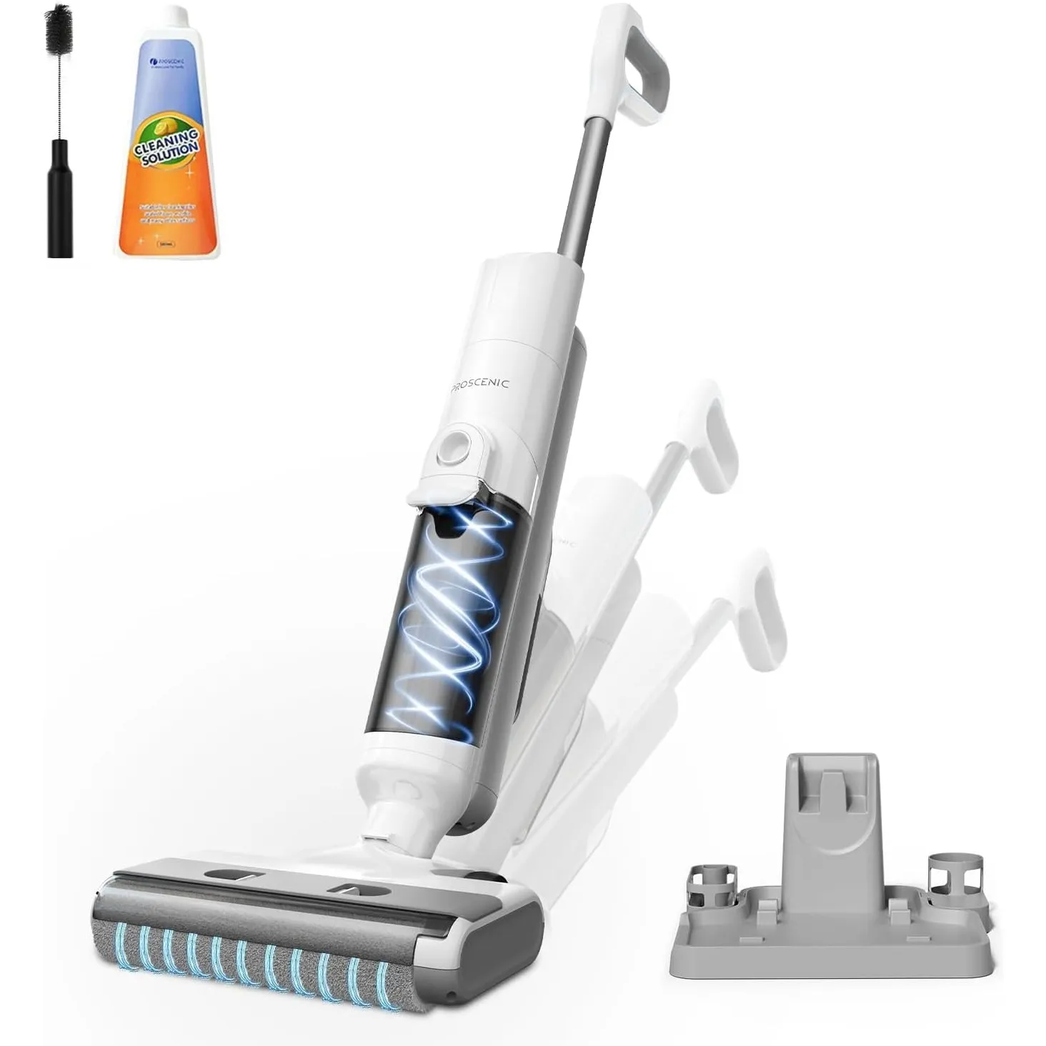 Proscenic F10 Ultra Nass Trockensauger, 60 Min Staubsauger mit Wischfunktion, Smart 3 in 1 Wet and Dry Vacuum Cleaner, …