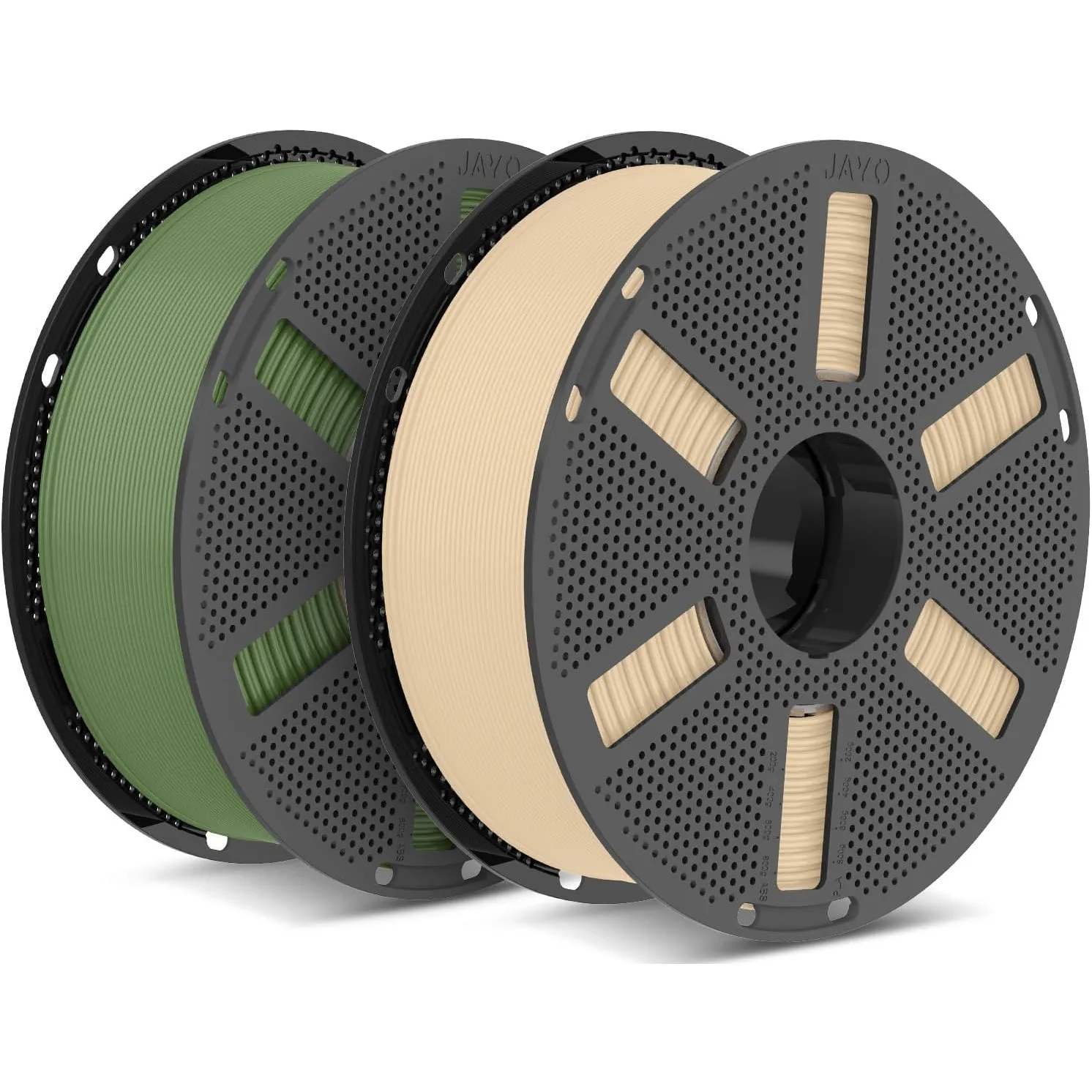 JAYO PLA Matt Filament 1.75mm Olivgrün + Beige 2.2KG 3D Filament