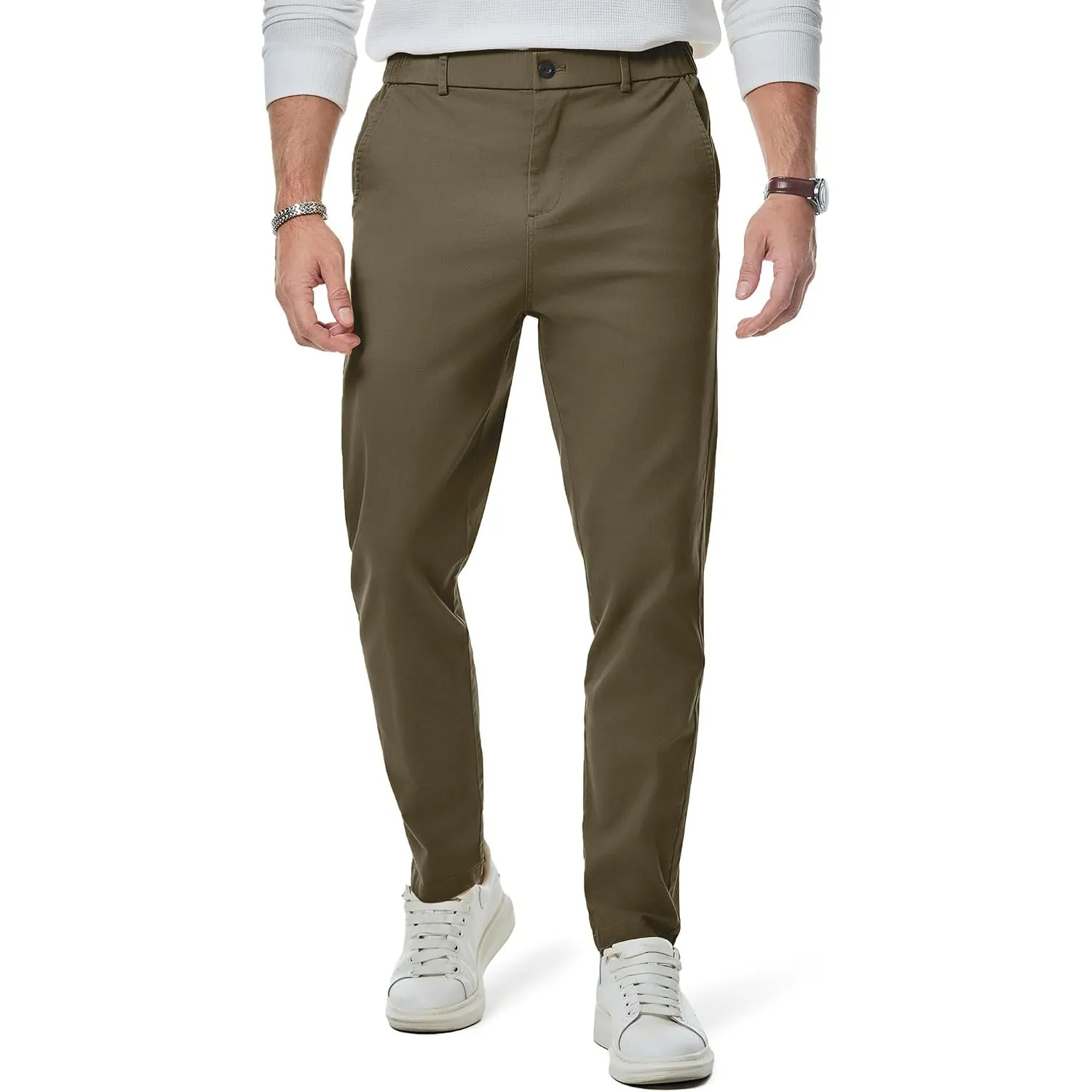 Elegancity Herren Chino Hose Casual Anzughose Stretch Hosen