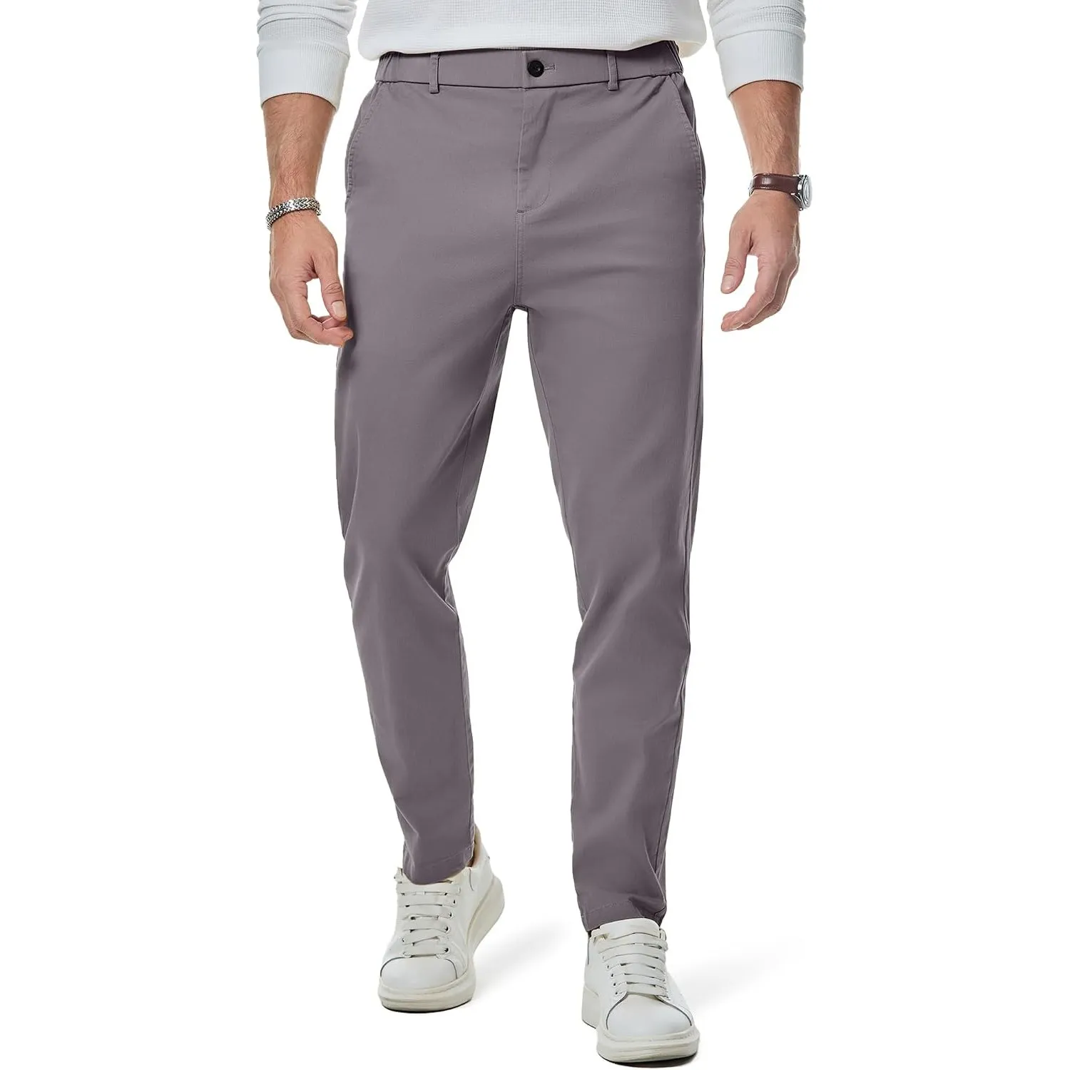Elegancity Herren Chino Hose Casual Anzughose Stretch Hosen