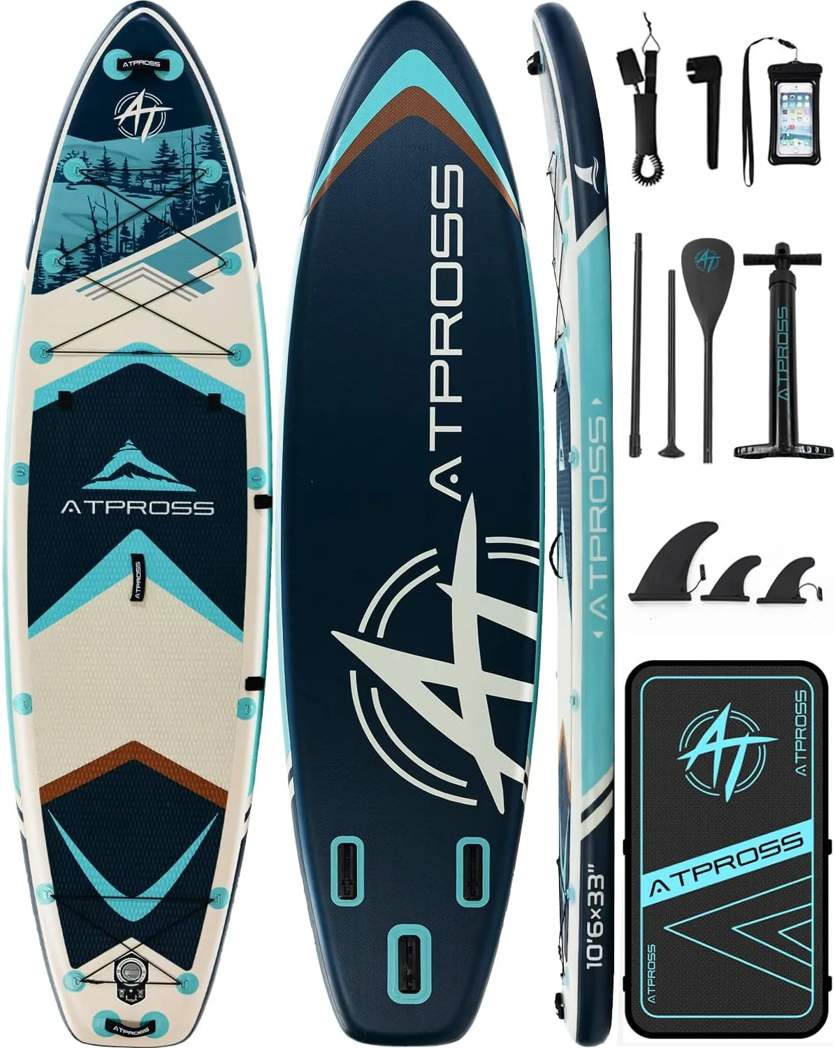 Stand Up Paddling Board, 320 cm Stand Up Paddle with Rich Accessories, SUP Board 200 kg Load Capacity with EVA Non-Slip…