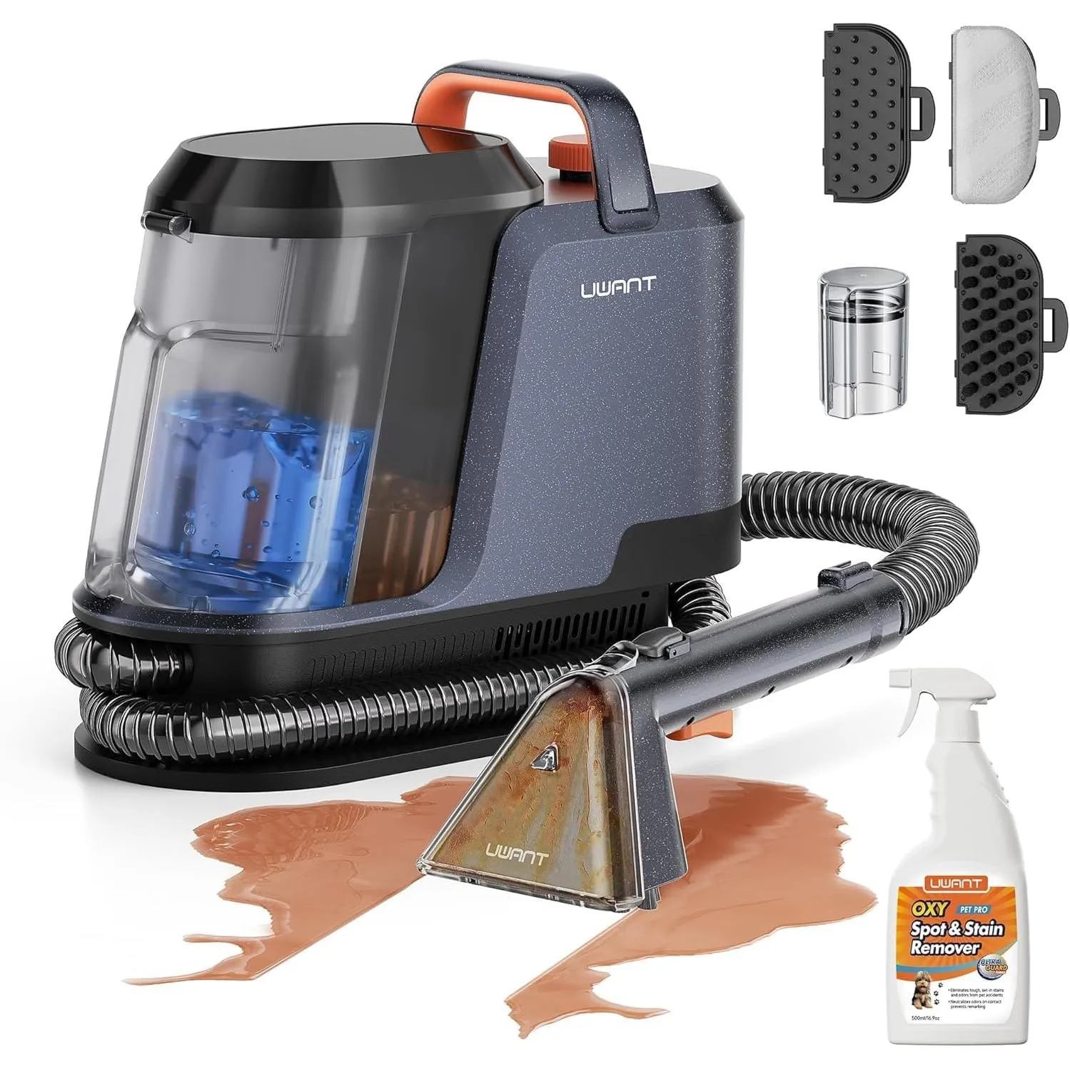 Uwant Y100Pet Polsterreiniger Gerät Mit 22Kpa Teppichreiniger Waschsauger Geräuscharm Nasssauger Teppichreiniger Für Al…