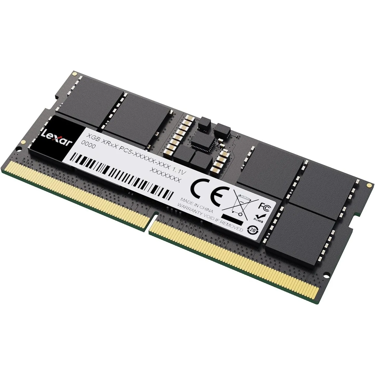 Lexar SODIMM 32GB DDR5 RAM 5600MHz CL46, 262pin Computer RAM, Laptop Speicher Hochleistungs-DRAM SO-DIMM für Laptop/All…