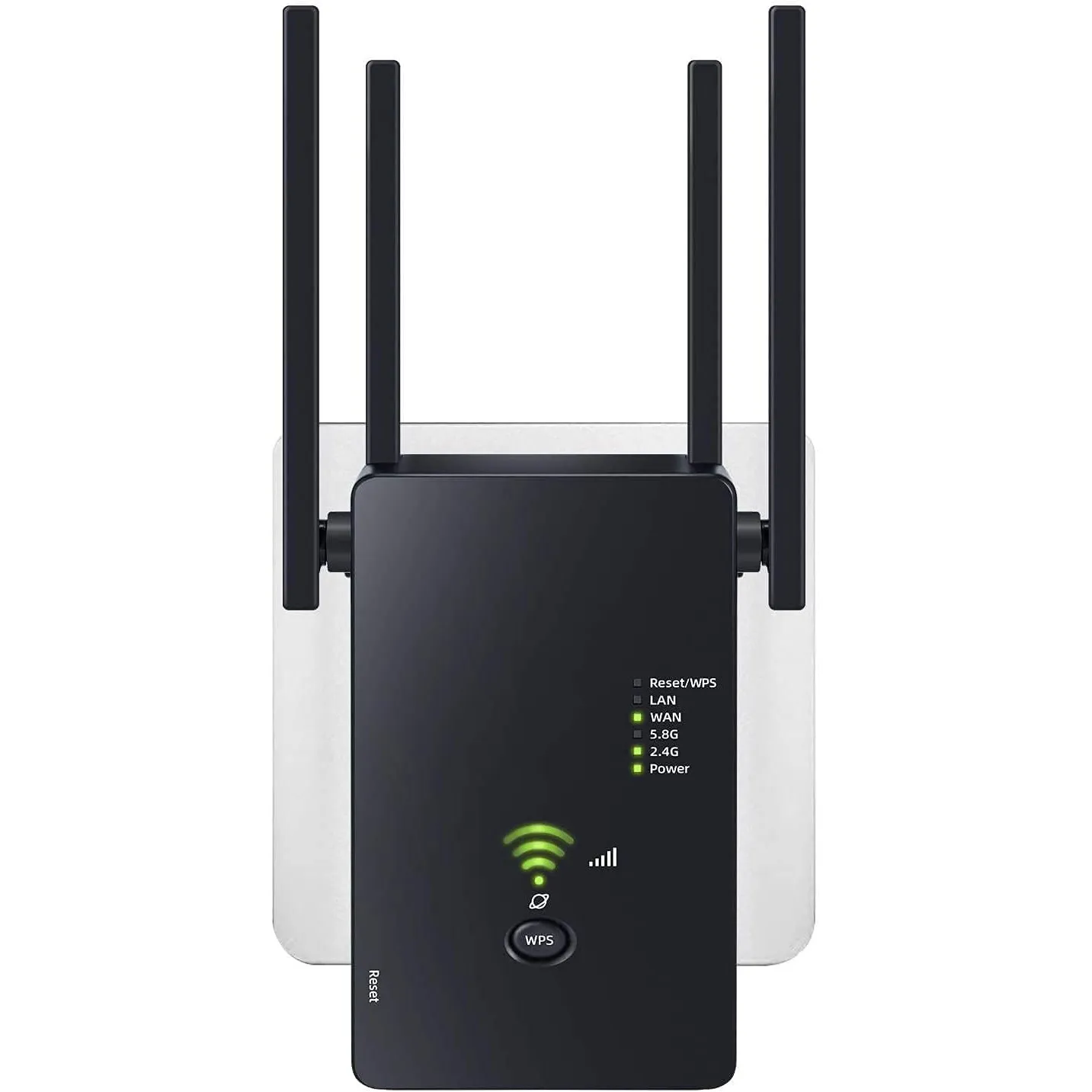 WLAN Repeater WLAN Verstärker 1200Mbit/s Dual-Band WiFi Booster mit Repeater/Router/Access Point Modus,4 Antennen,Einfa…