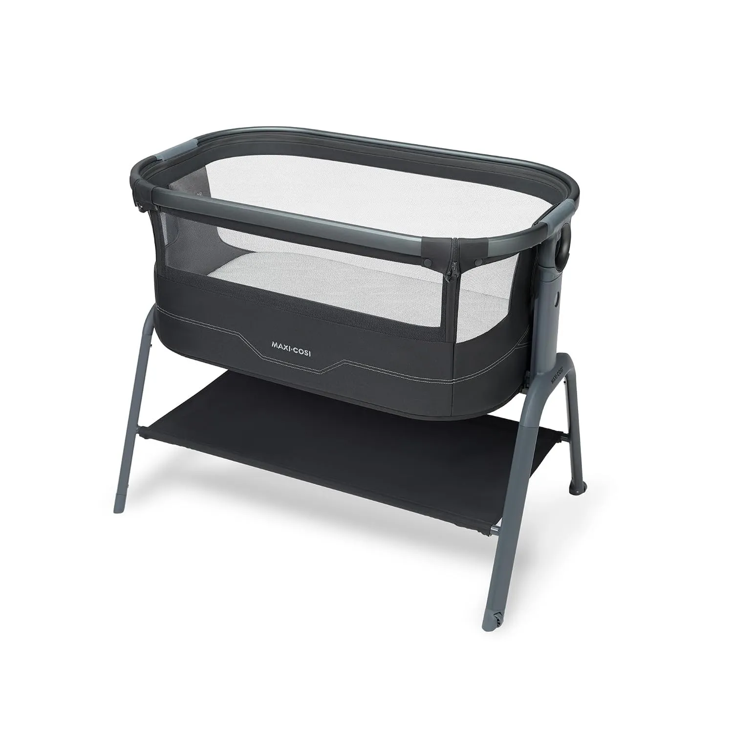 Maxi Cosi Iora² Baby Stubenbett, 0-6 Monate (9 kg), Klappbares und Leichtes Beistellbett Baby, 5 cm CloudCore-Matratze,…
