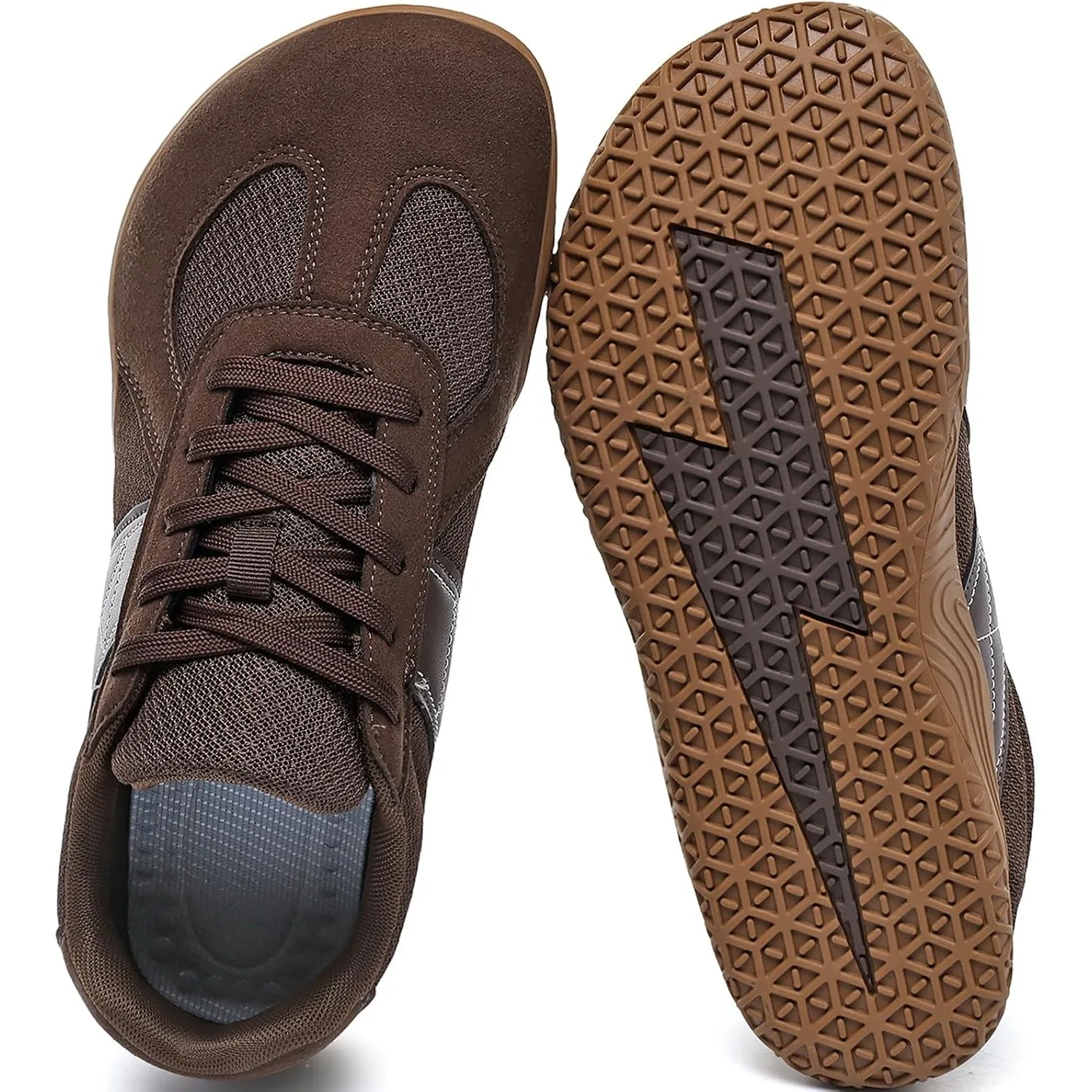 ziitop Barfußschuhe Sneaker Damen Herren mit Breite Zehenbox 36-46 EU