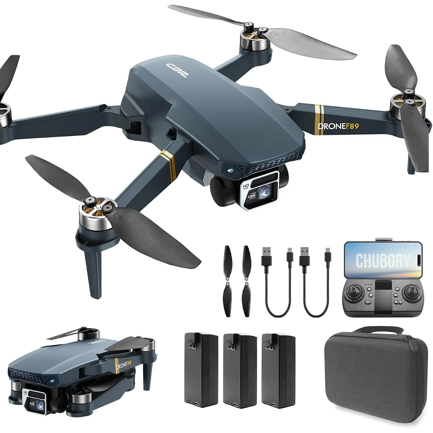 800 Meter Reichweite Drohne mit Kamera 4K – 84 Minuten Flugzeit, WiFi FPV faltbare Quadrocopter, bürstenlosem Motor, Au…