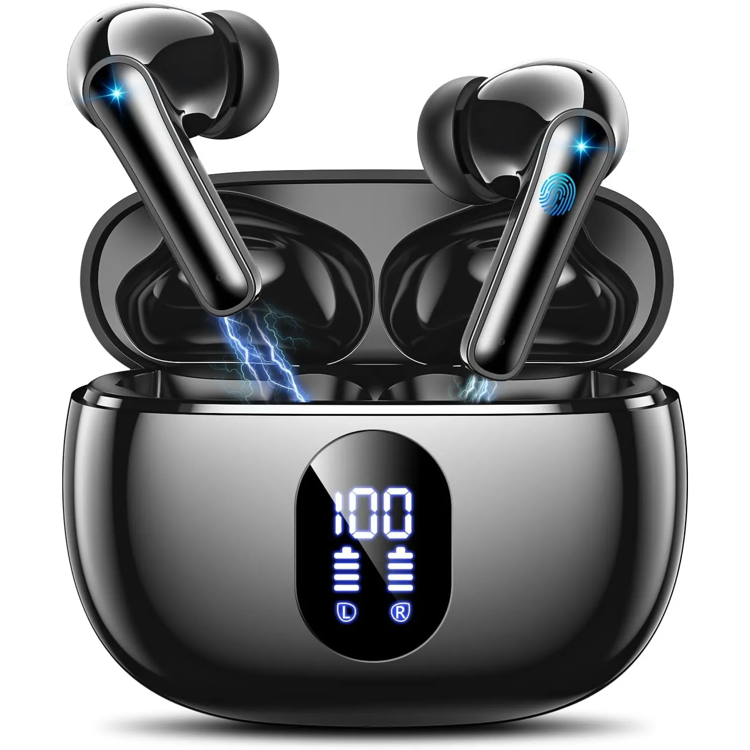 Bluetooth Kopfhörer 2026, HiFi-Tiefbass, Kopfhörer Kabellos Bluetooth 5.4
