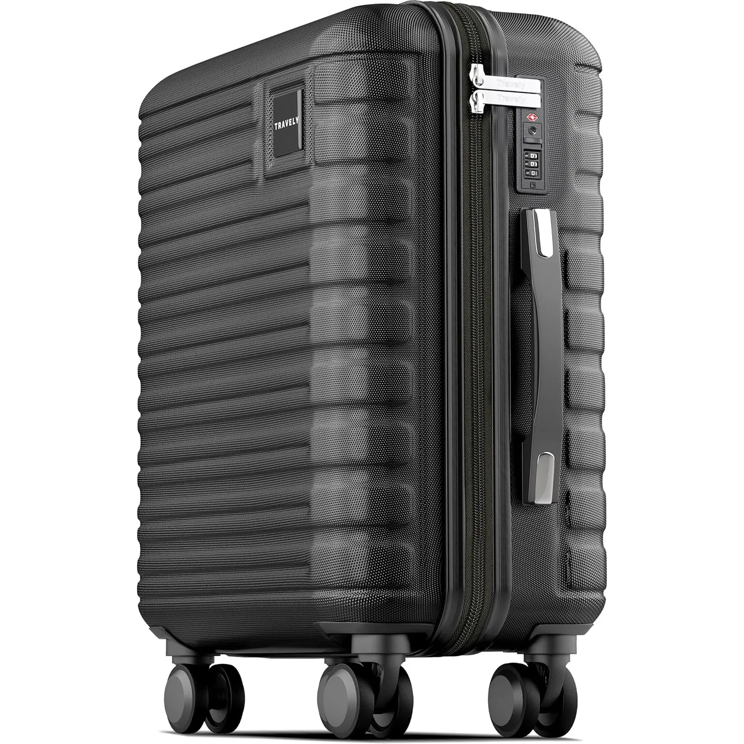 Travely Premium Handgepäck Koffer 56x45x25cm - passend für EasyJet, Jet2, British Airways und co. I 36L Handgepäck Koff…