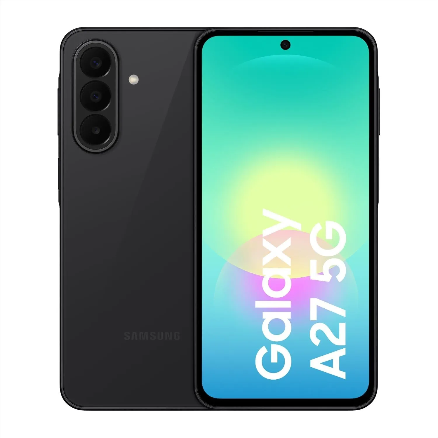 Samsung Galaxy A27 5G Smartphone mit KI-Funktionen, Handy, Black, 128 GB | Circle to Search, Objekt-Radierer, Sprachtra…