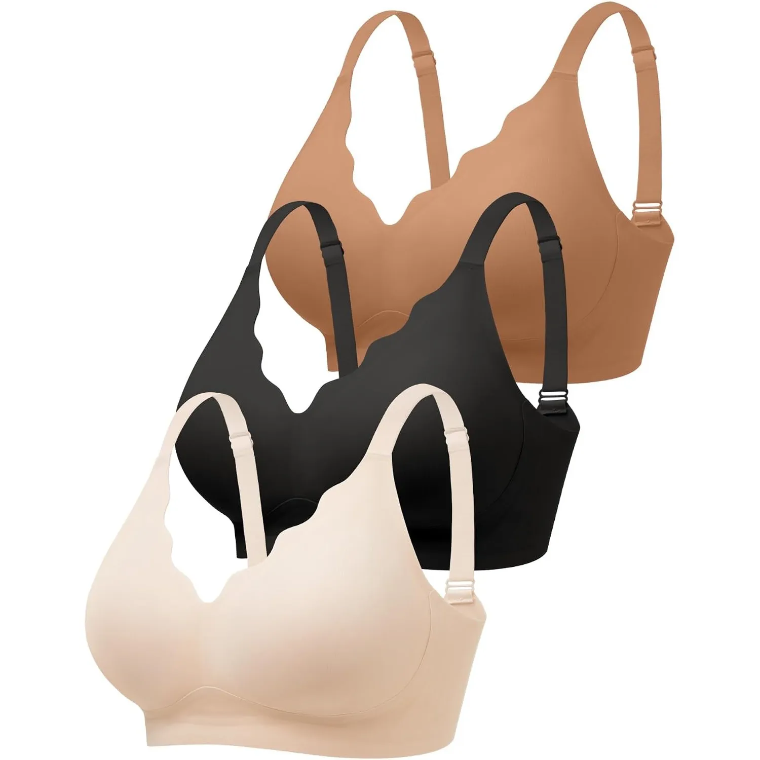 BH für Damen ohne Bügel mit Weicher Unterstützung Bequeme Nahtlose Bralette