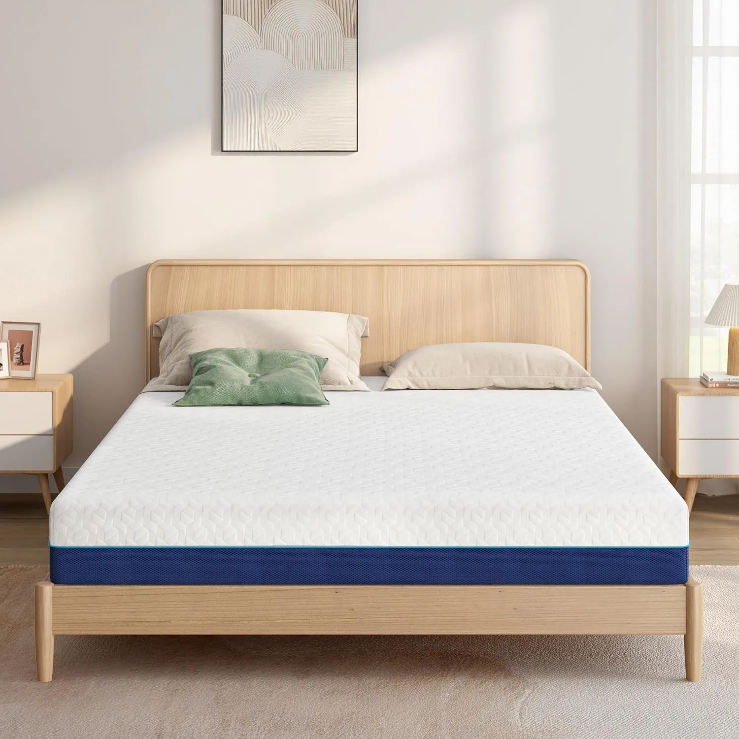 Matratze 180x200,Höhe 20cm,H4 Gel-Memory-Foam-Kaltschaummatratze,