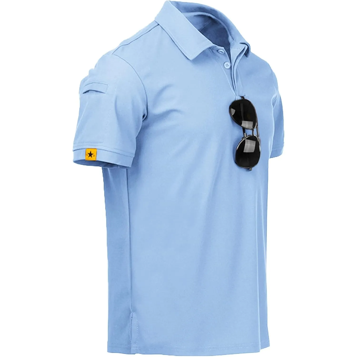 JACKETOWN Poloshirts Herren Kurzarm Atmungsaktives Funktionsshirt, M-3XL. | Polohemd Herren Atmungsaktives Sommer Knopf…