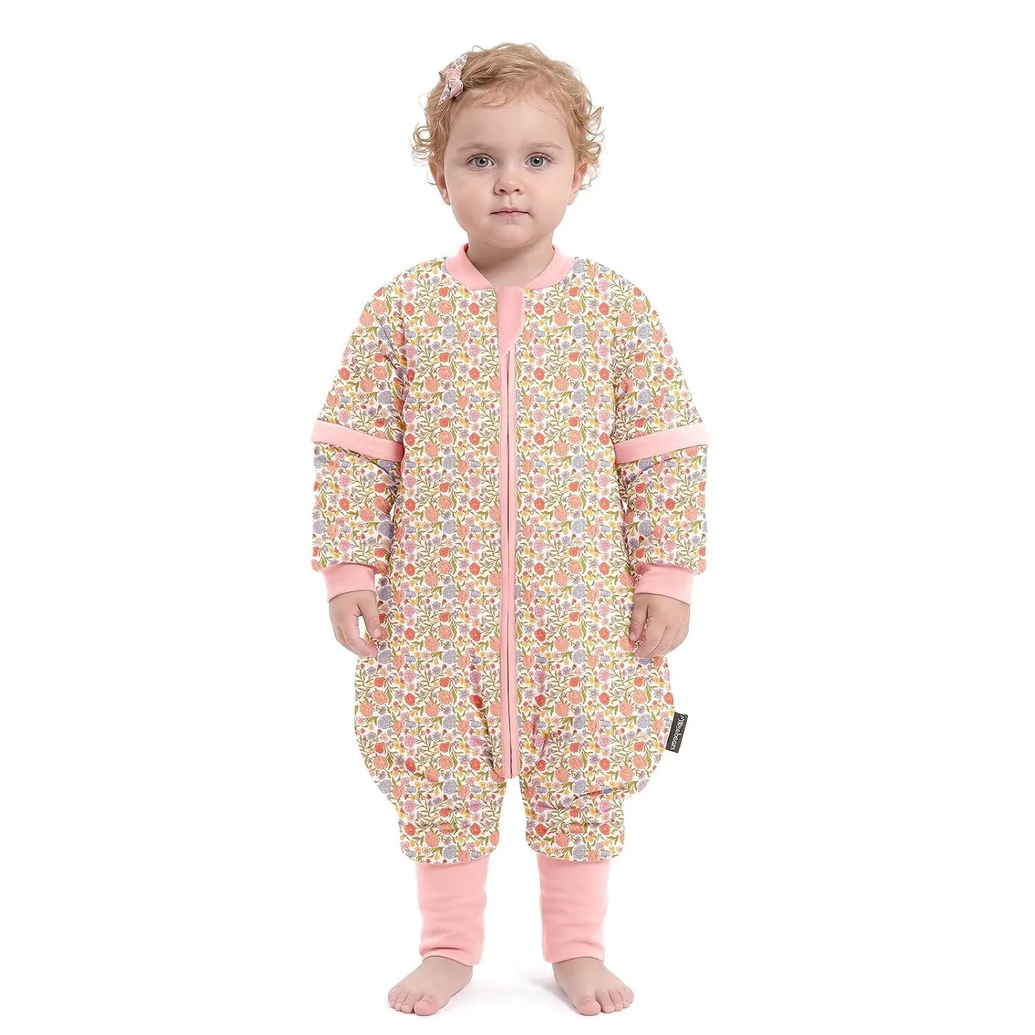 Mosebears Baby Schlafsack mit Beinen 2.5 Tog Warm gefüttert winter kinder schlafsack abnehmbaren Ärmeln Junge Mädchen U…