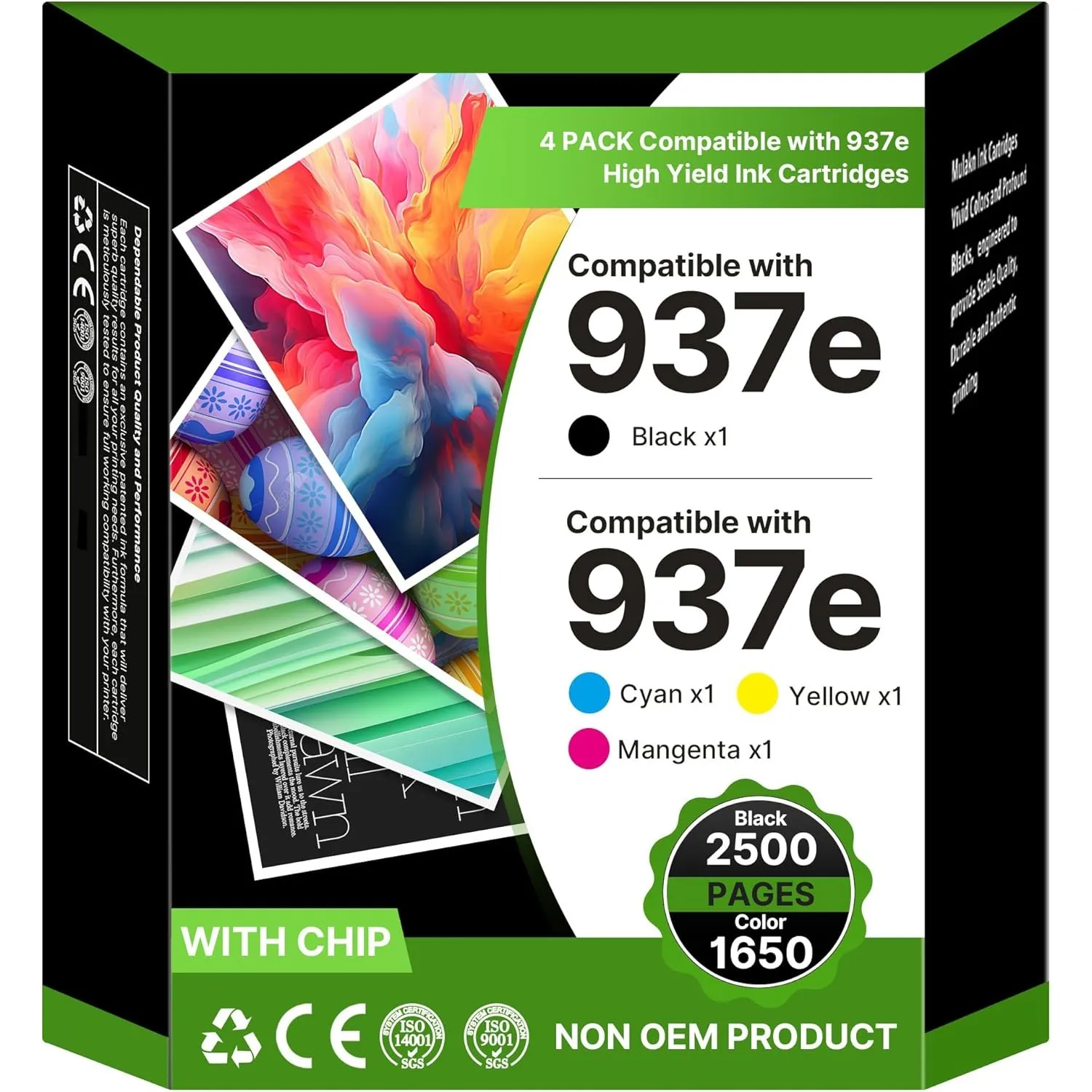 937 937XL Duckerpatronen Multipack 9120e für HP 937 937e Tintenpatronen