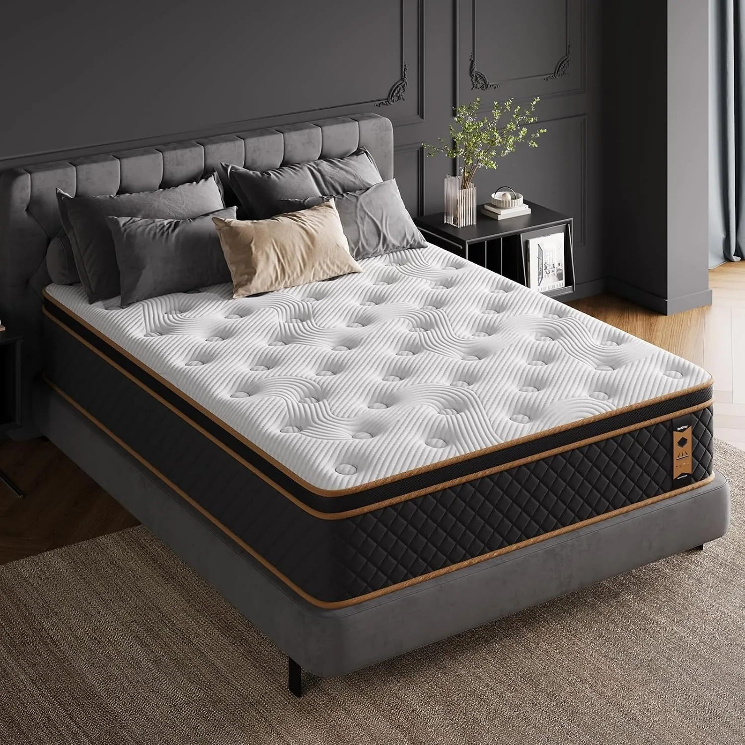 BedStory Taschenfederkernmatratze 160x200cm | Härtegrad H3 | Höhe 31cm