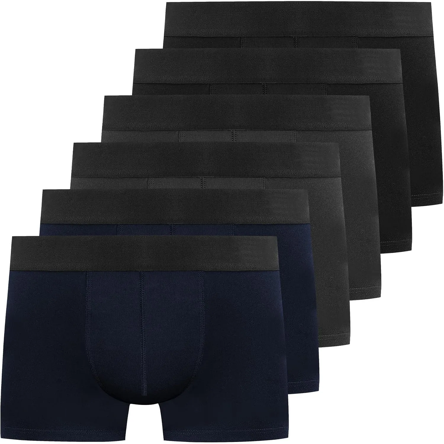 YouShow Boxershorts Herren 6/12er Pack Baumwolle Unterhosen Männer Stretch