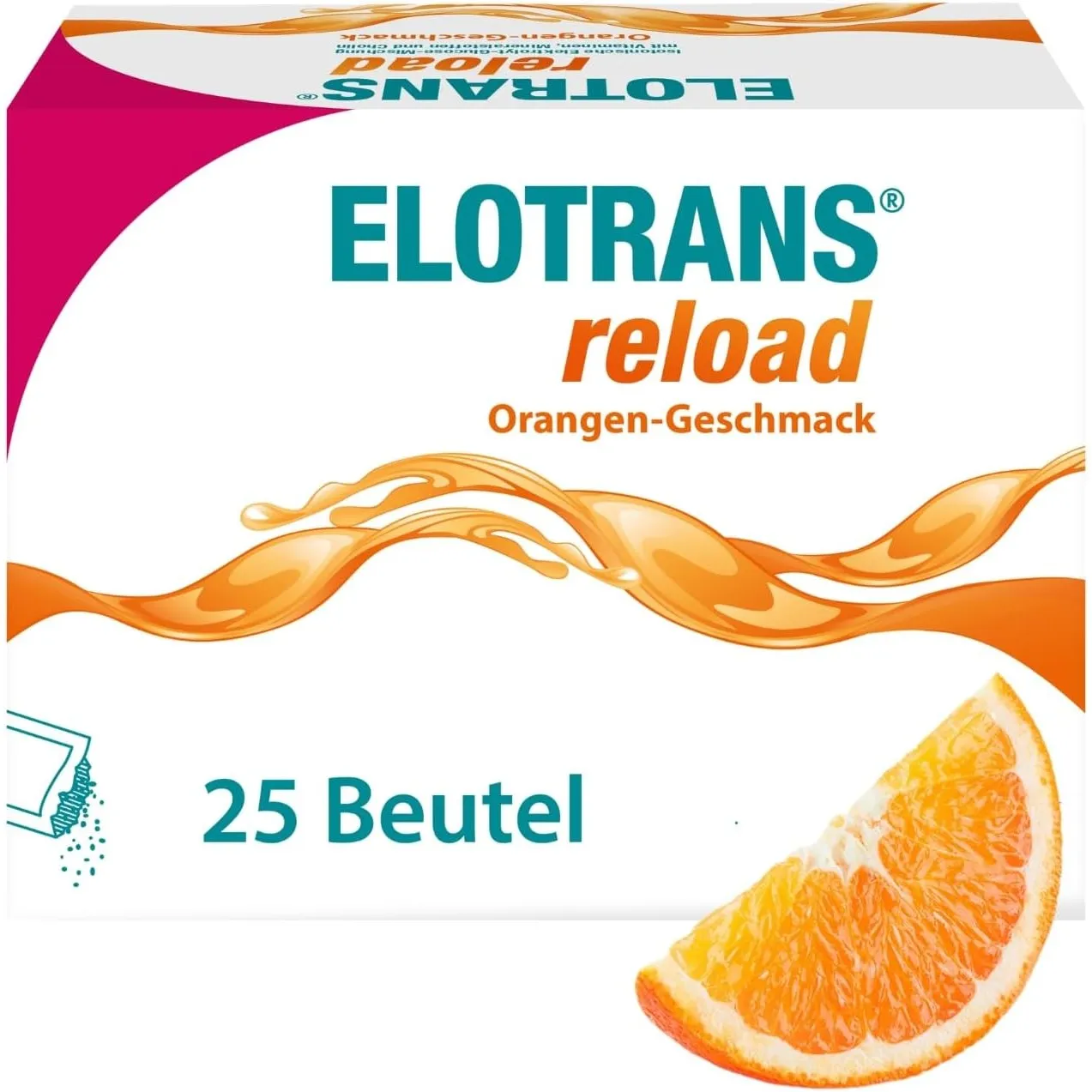 ELOTRANS reload Elektrolyte Pulver Orange, Amazon Exclusive, 1x 25 Beutel