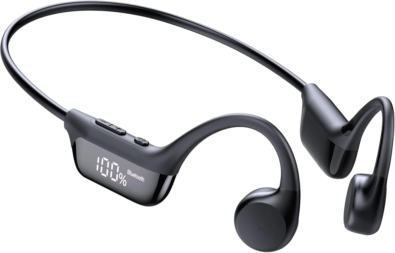 Knochenschall Kopfhörer, Bluetooth 6.0 Open Ear Kopfhörer mit 12 Stunden Spielzeit, LED-Anzeige, IPX7 wasserdichte Schw…