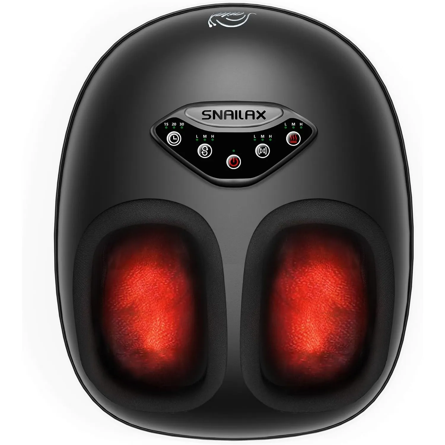 Snailax Fußreflexzonen Massagegerät mit Wärme, Elektrisches Shiatsu Fußmassagegerät mit Knetmassage & Luftkompression, …