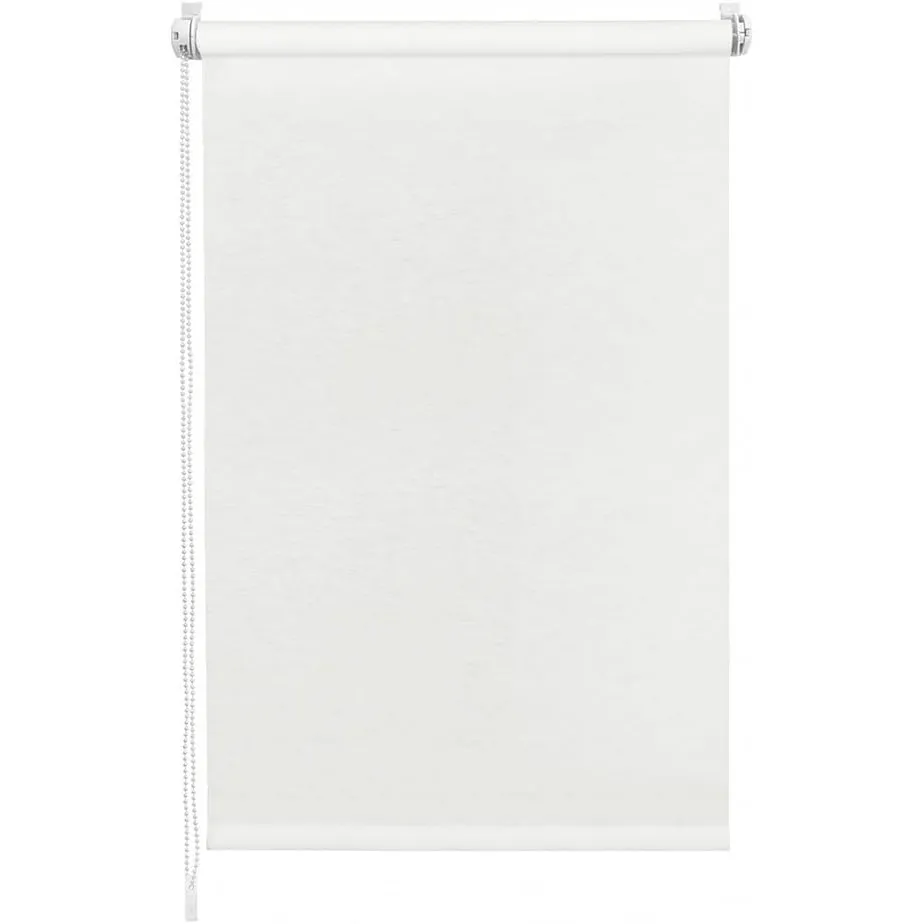 Sekey Lichtdurchlässig Seitenzugrollo ohne Bohren Klemmfix Fensterrollo Sichtschutz und Sonnenschutz 70x210cm Weiß