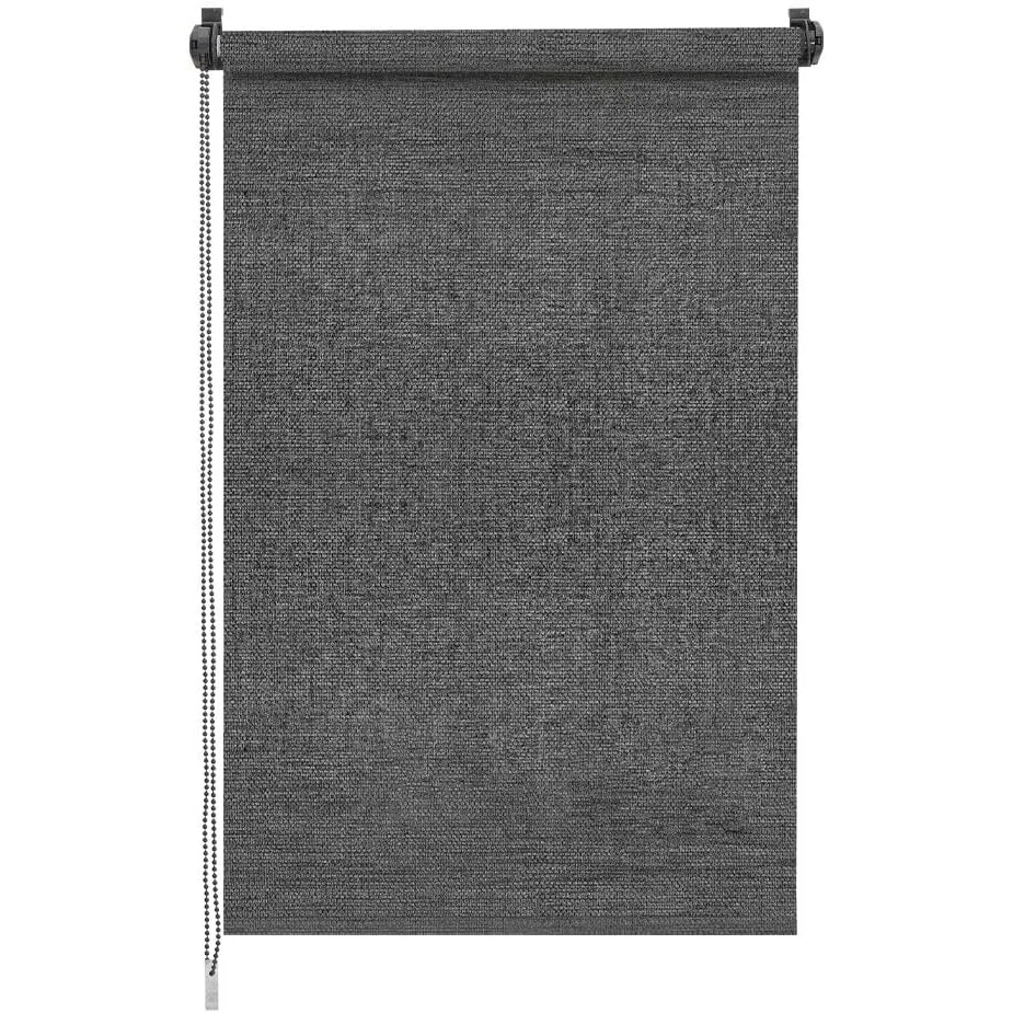 Sekey Lichtdurchlässig Seitenzugrollo ohne Bohren Klemmfix Fensterrollo Sichtschutz und Sonnenschutz 80x220cm Grau