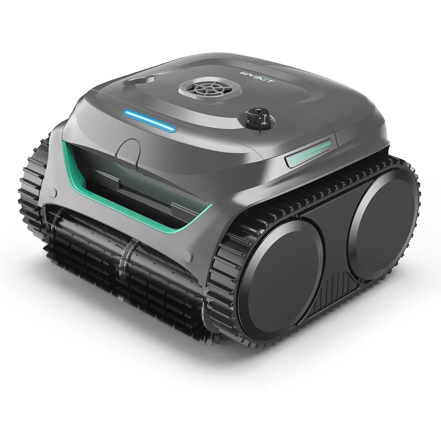 WYBOT C2 Poolroboter Akku Boden und Wand, 3-Fach Motor, Doppelfiltration, Wandkletter & Wasserlinienreinigung, 180 Min …